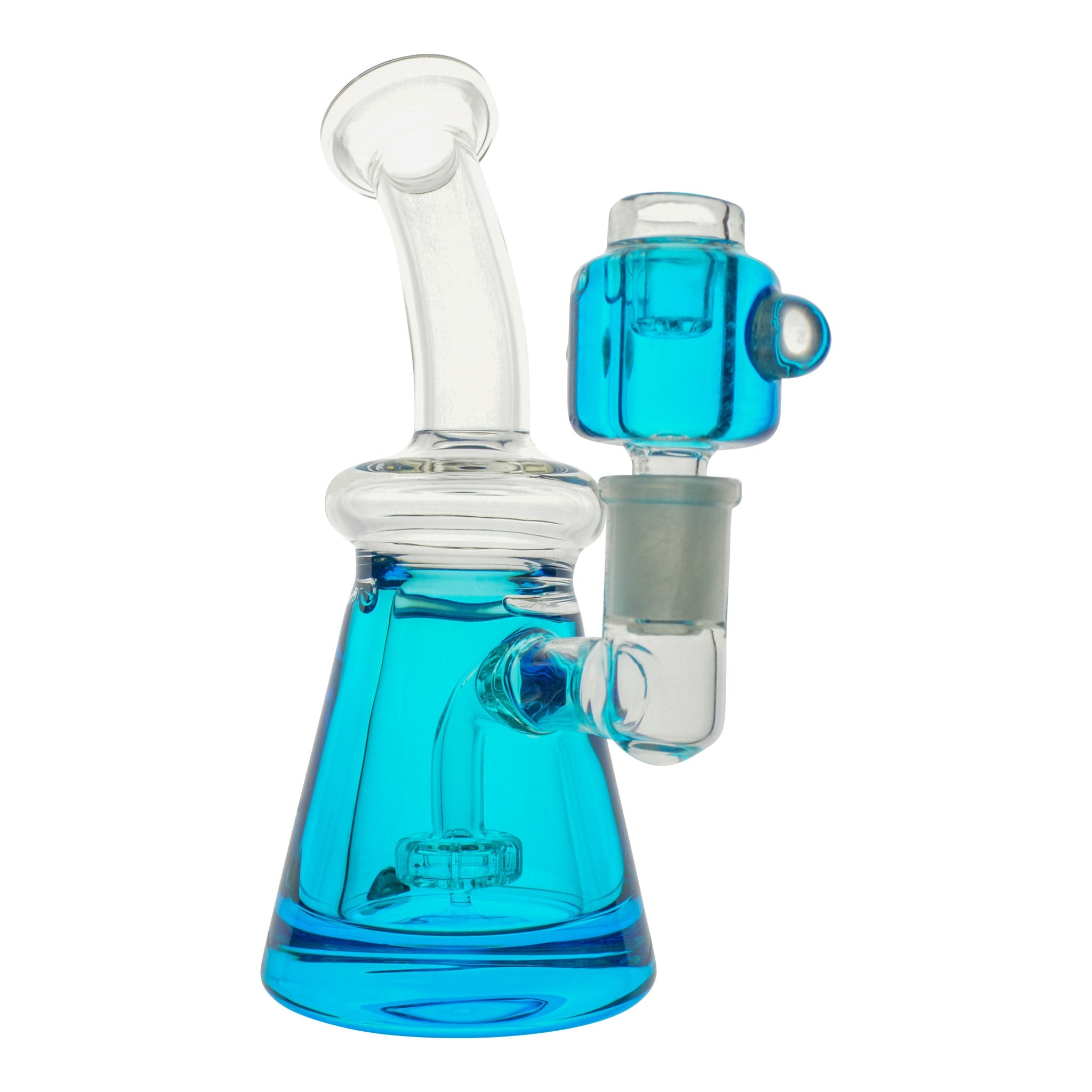 Mini Colored Chiller Bong - 7in - Image 2