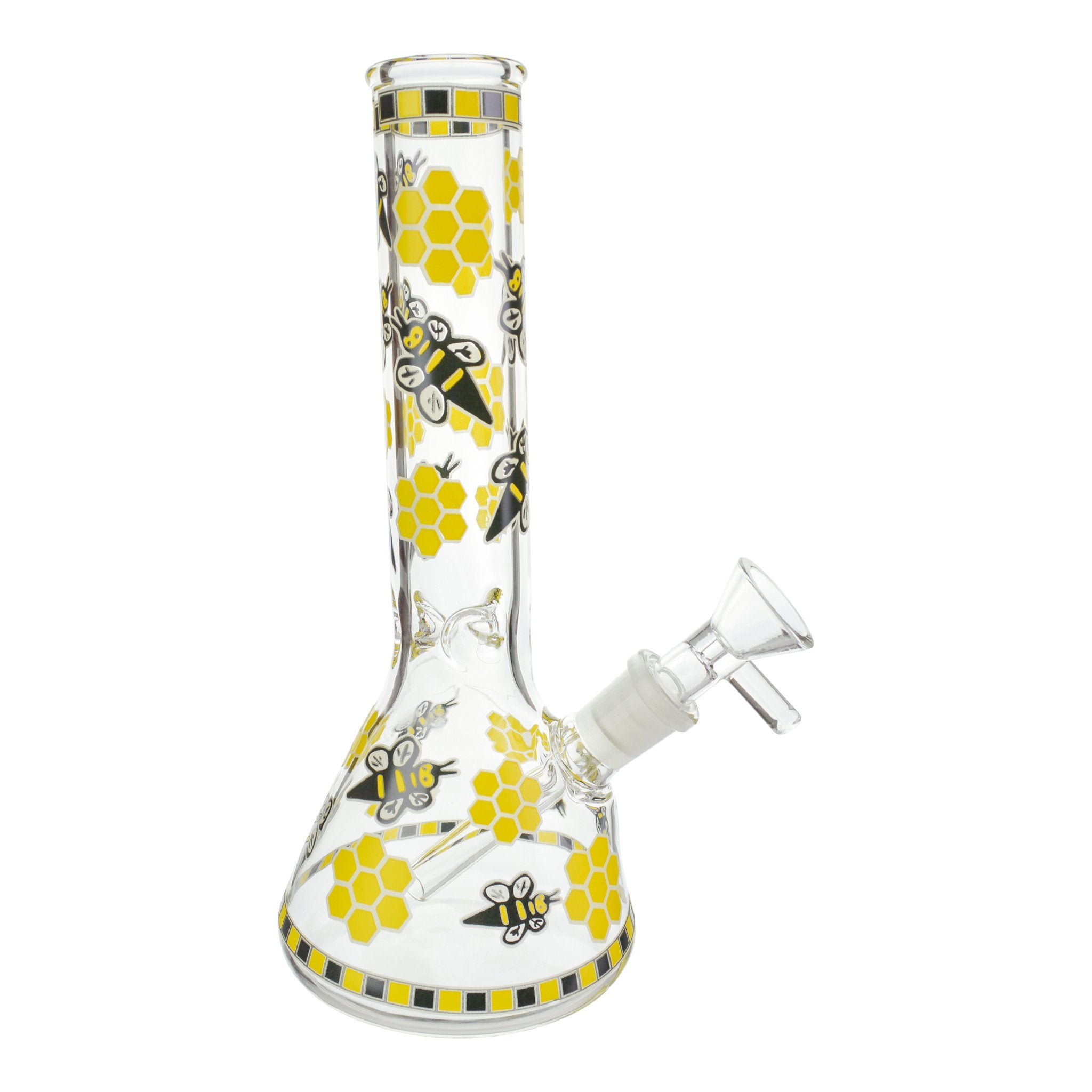 Mini Glowing Honey Bee Bong - 8in - Image 3