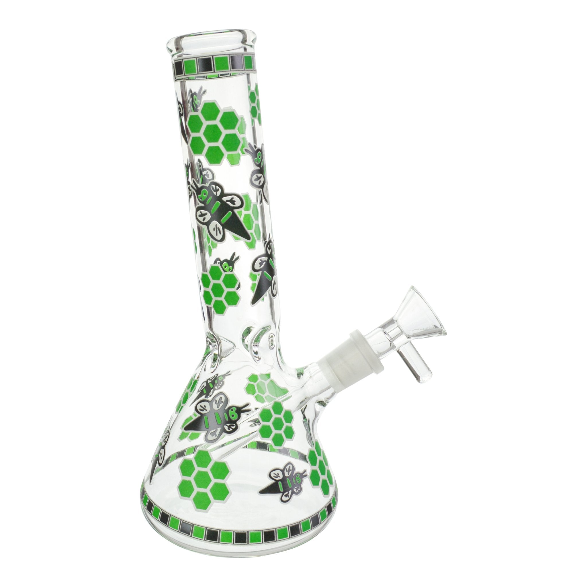 Mini Glowing Honey Bee Bong - 8in