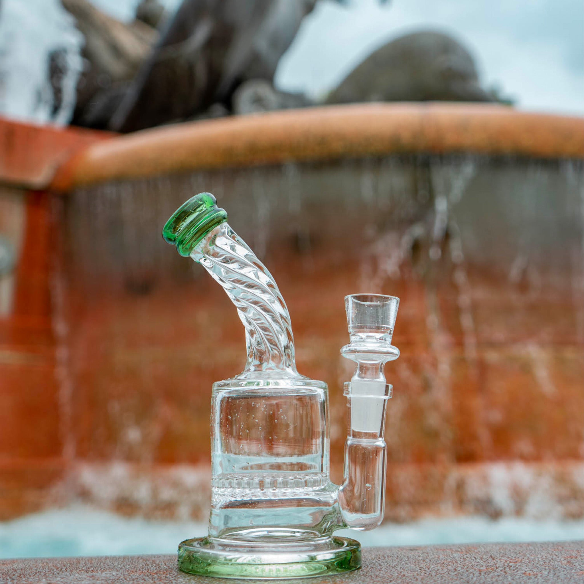 Mini Honeycomb Bong - 6.5in - Image 5