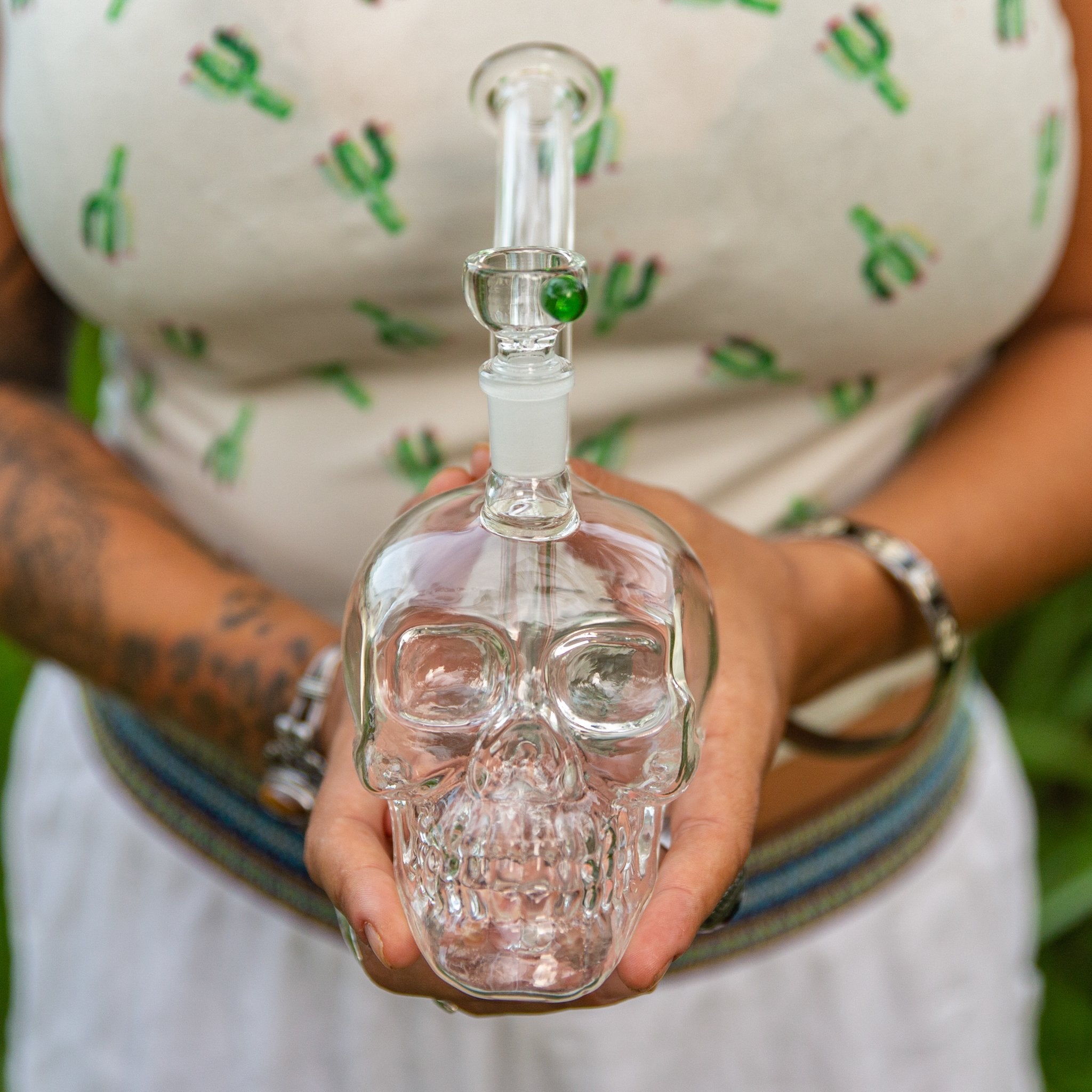 Mini Skull Bubbler - 8in - Image 5