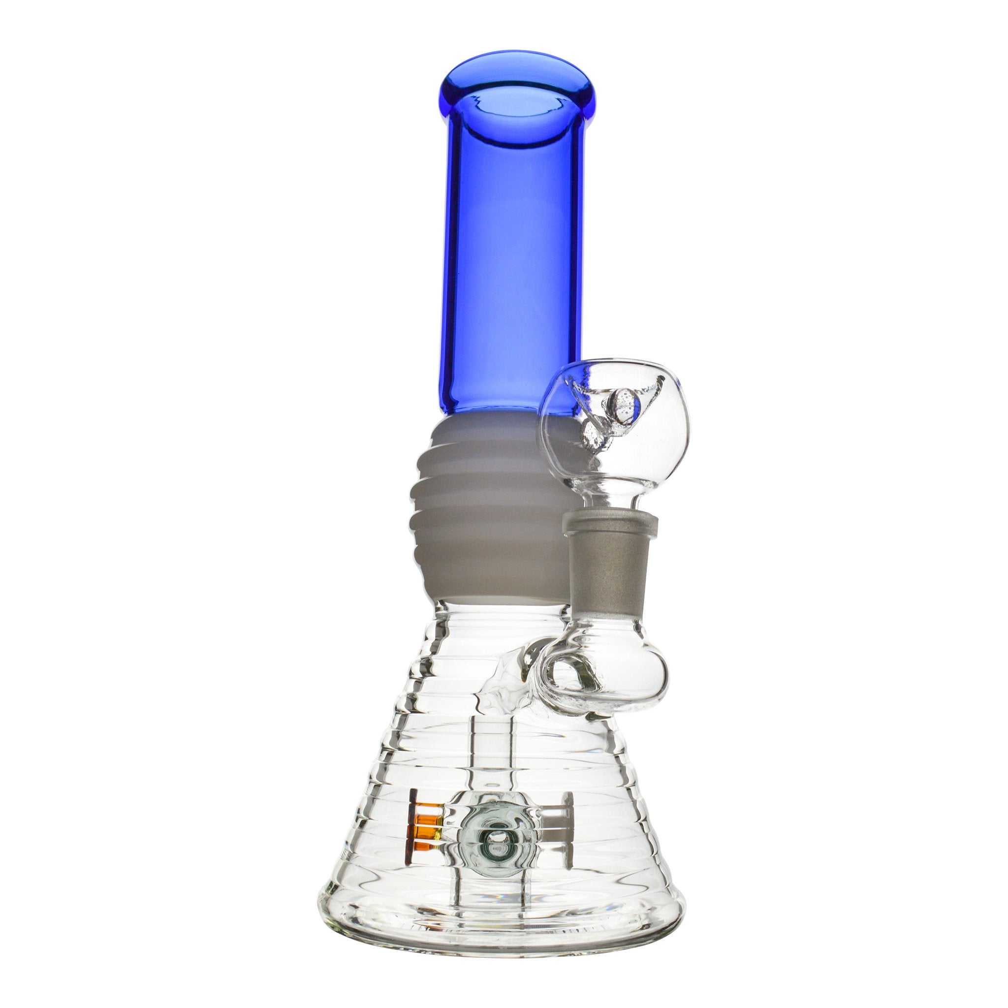 Multi Colored Perc Bong - 9in - Image 2
