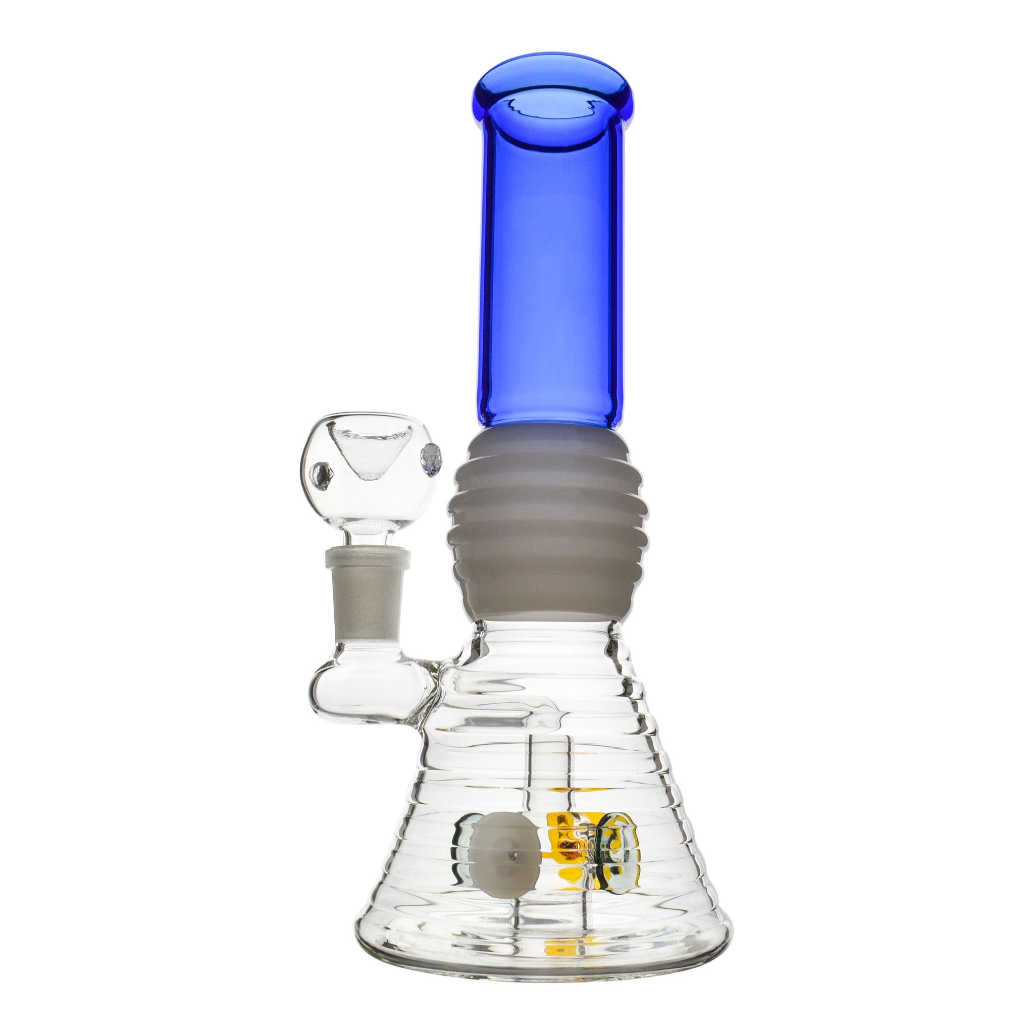 Multi Colored Perc Bong - 9in - Image 3