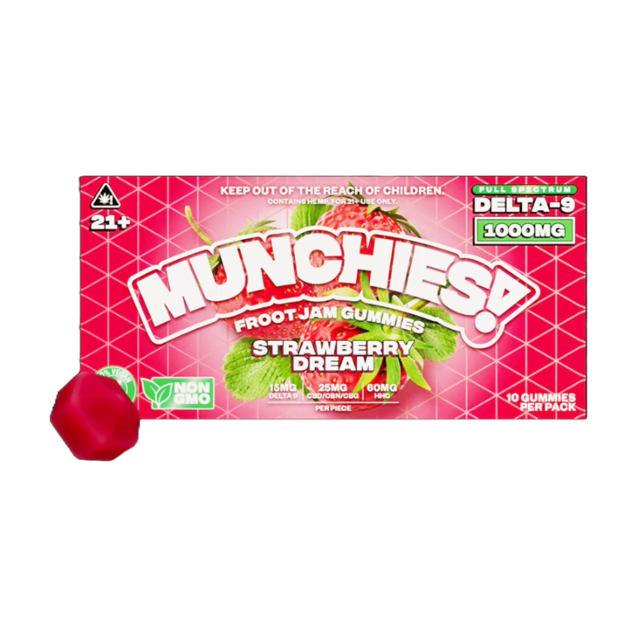 Munchies Froot Jam Delta 9 Gummies - 1000mg