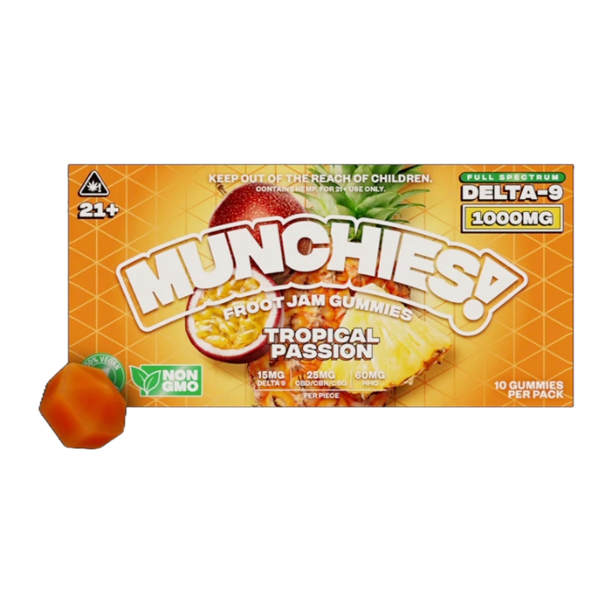 Munchies Froot Jam Delta 9 Gummies - 1000mg - Image 2