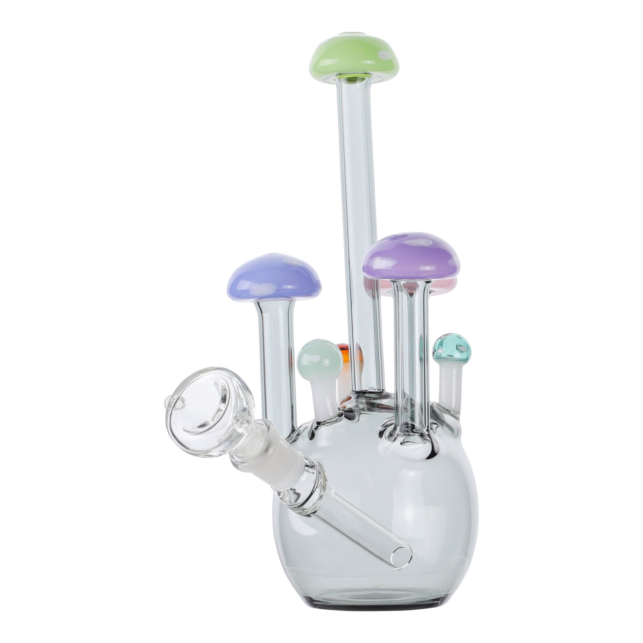 Mushroom Bomb Bubbler Bong - 7in