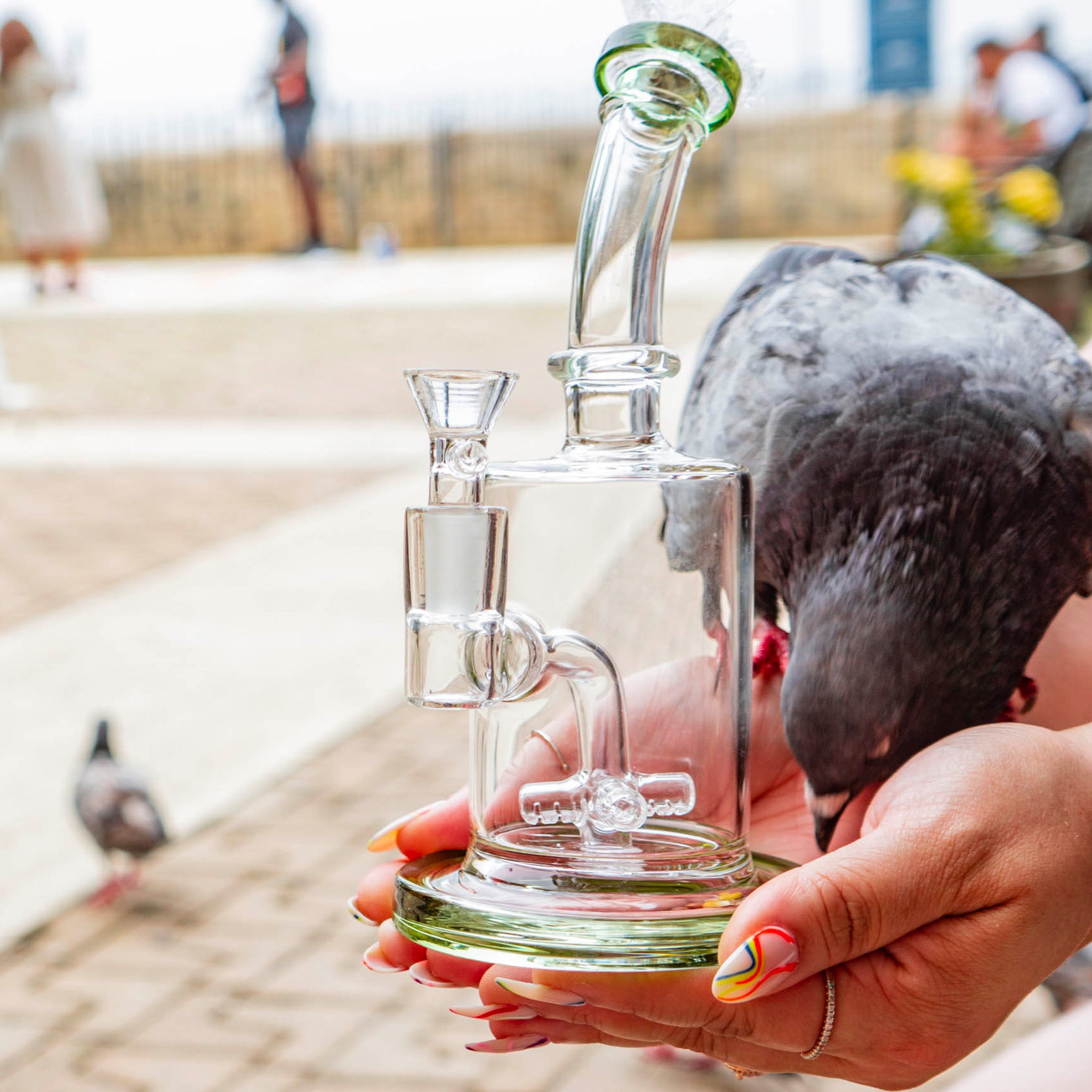 Nano Inline Percolator Bong - 8 inches - Image 4