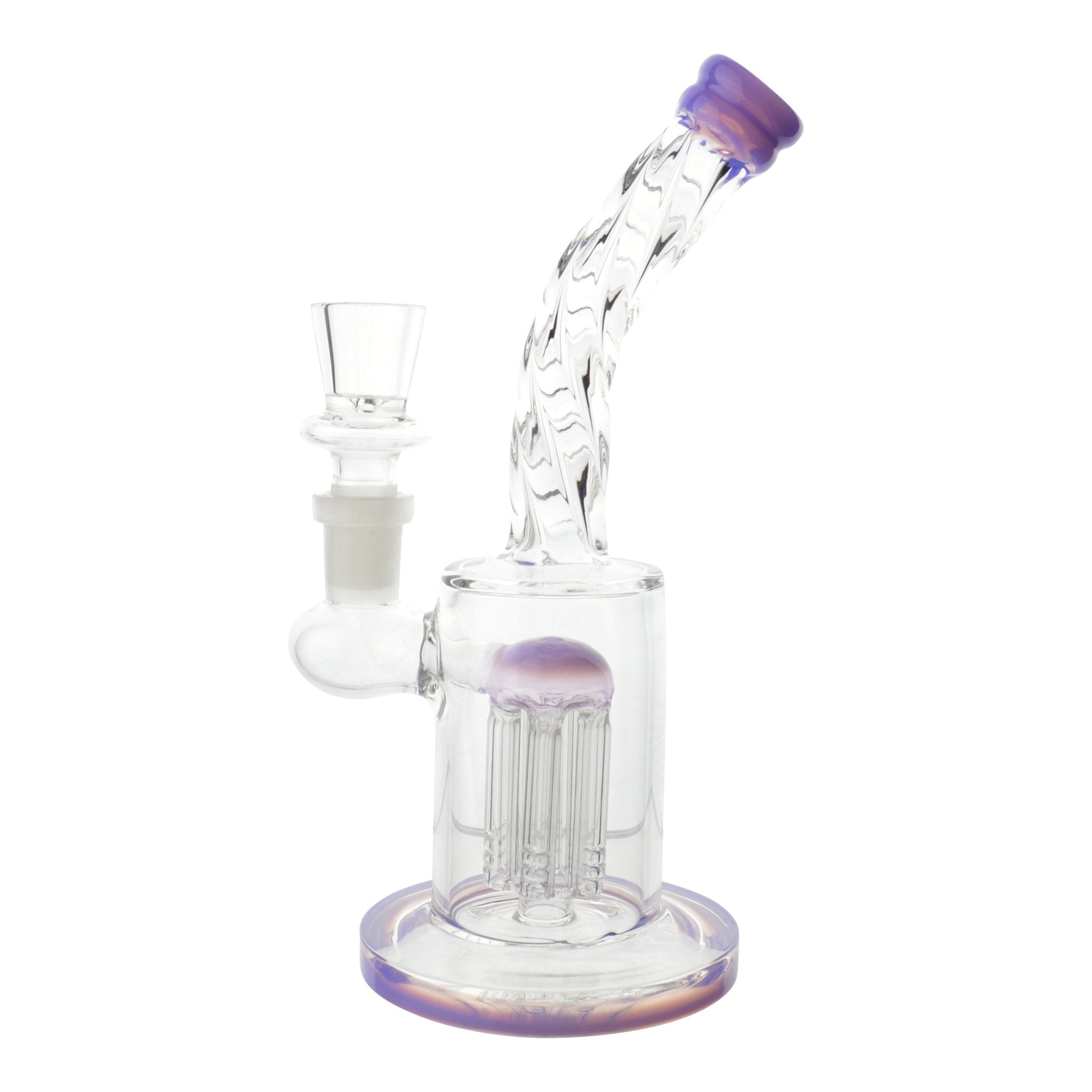Neon Tip Bong - 8in - Image 4