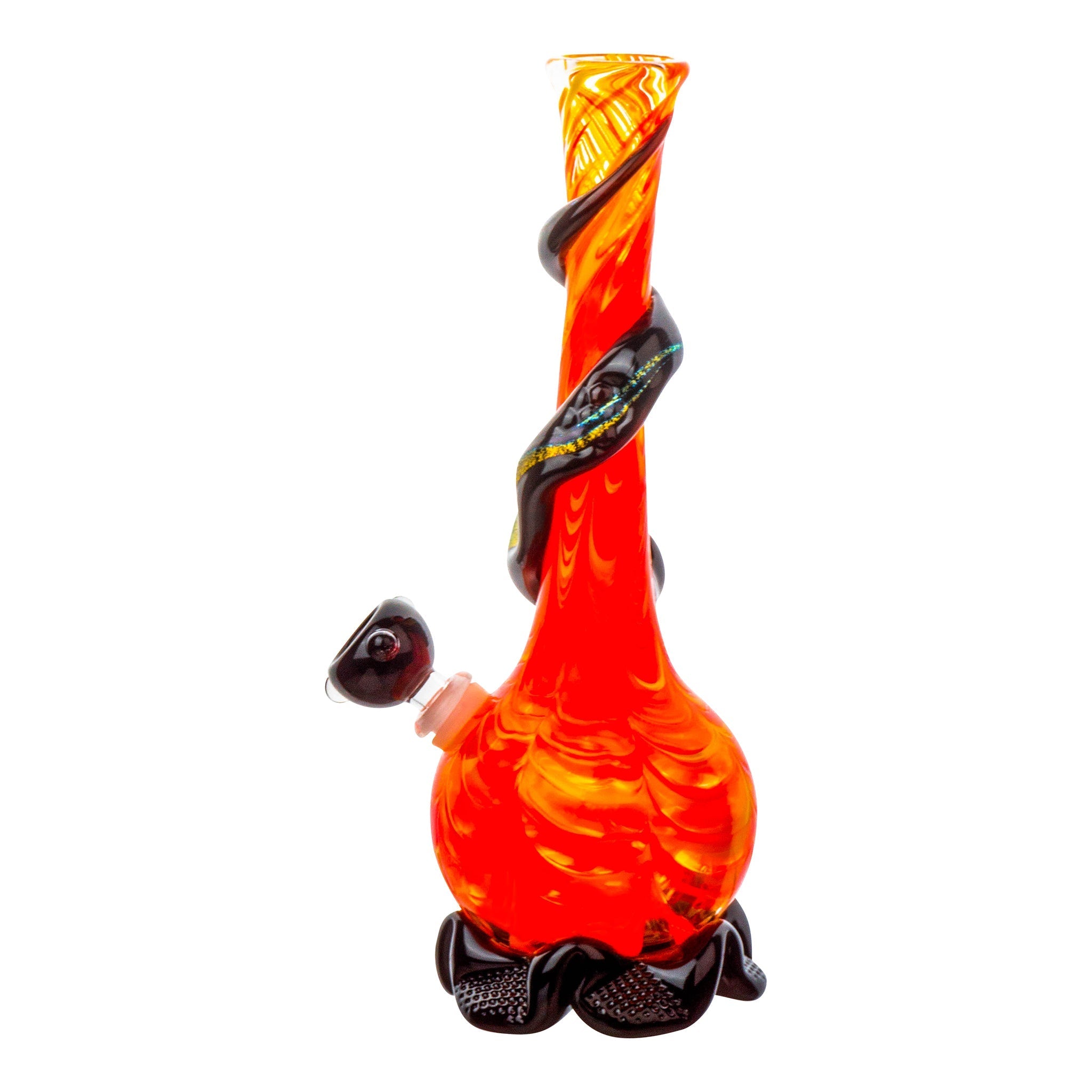 Noble Glass Chromatic Ribbon Bong - 12in - Image 6