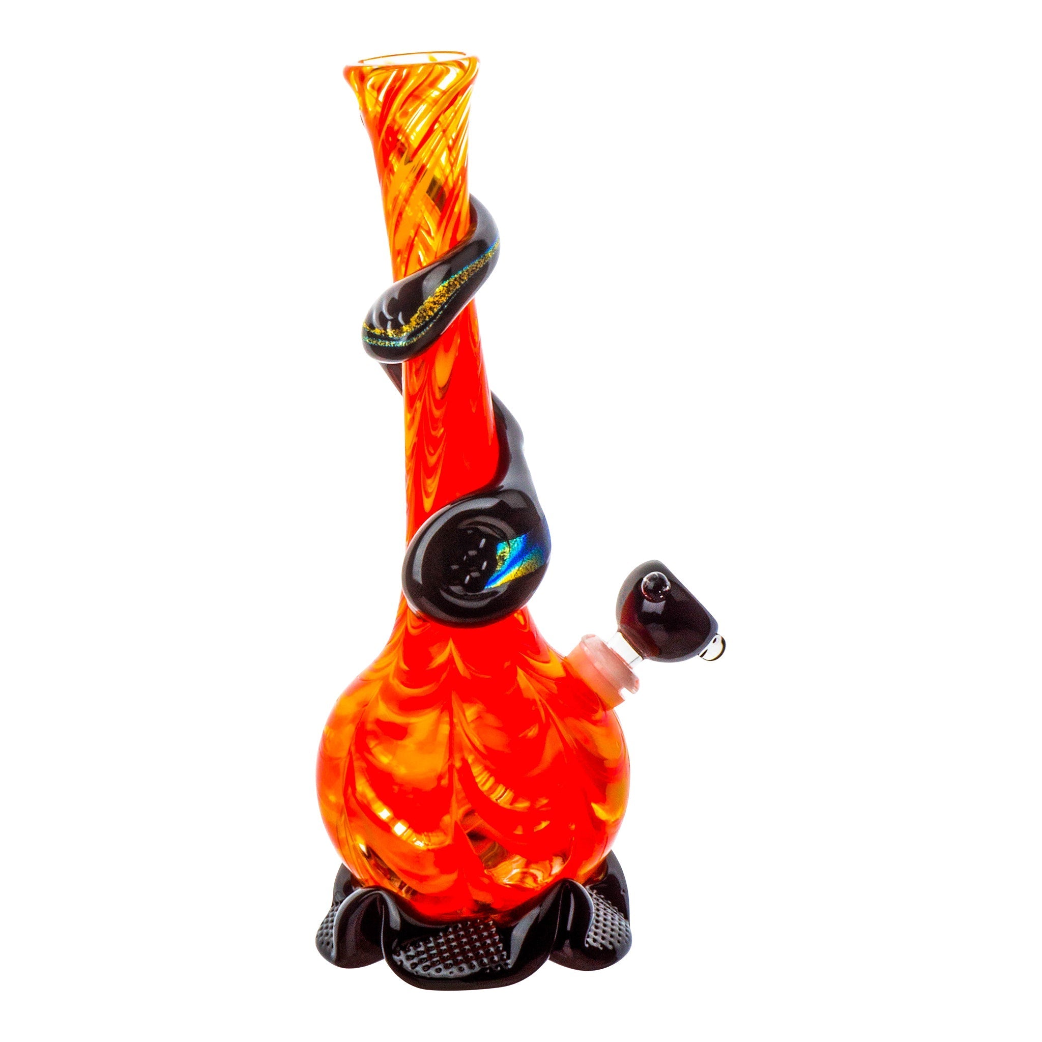 Noble Glass Chromatic Ribbon Bong - 12in - Image 3