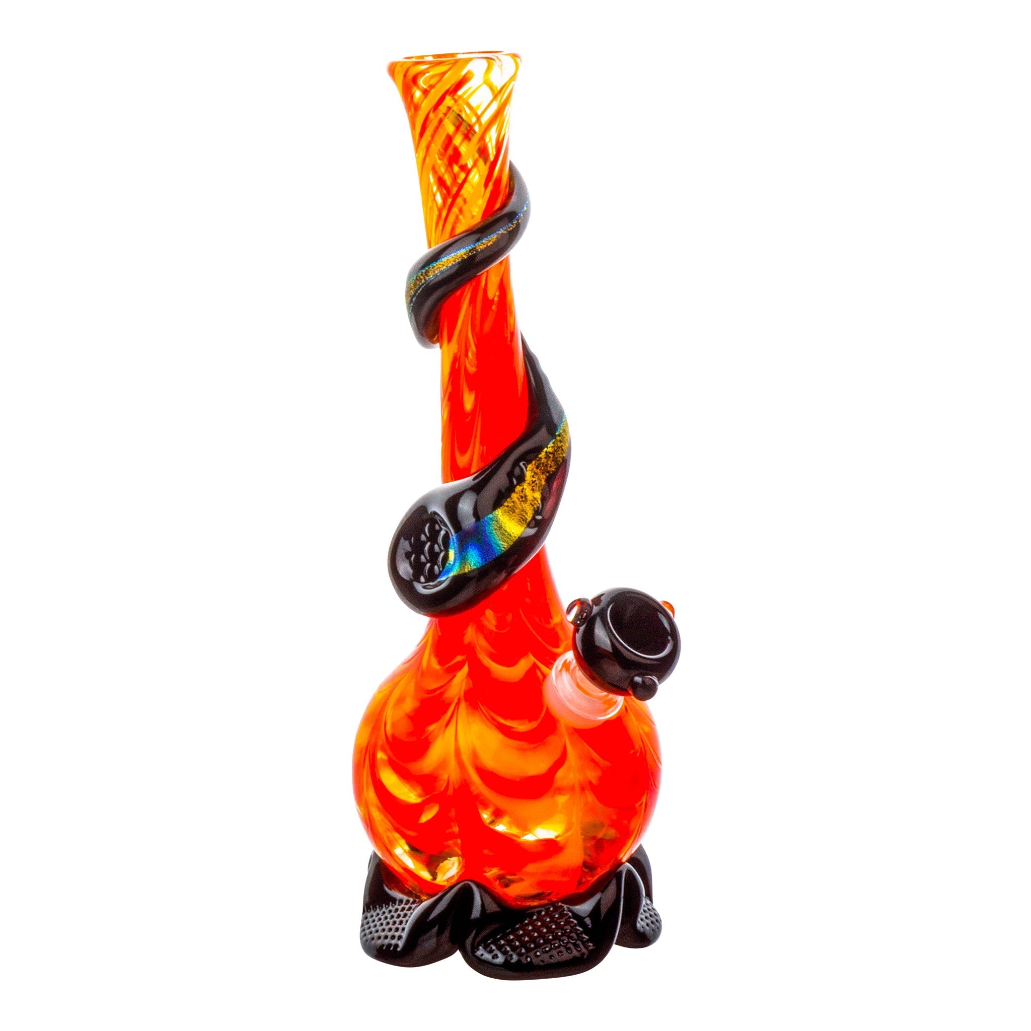 Noble Glass Chromatic Ribbon Bong - 12in - Image 8