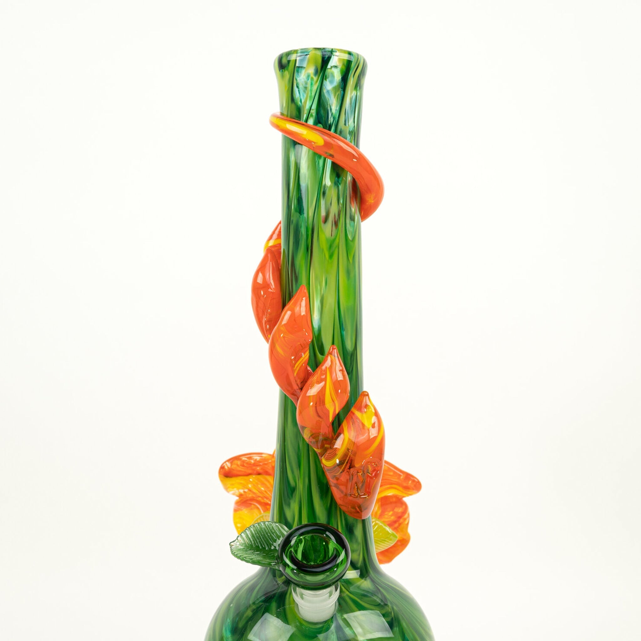 Noble Glass Spouted Flower Bong - 14in - Image 6