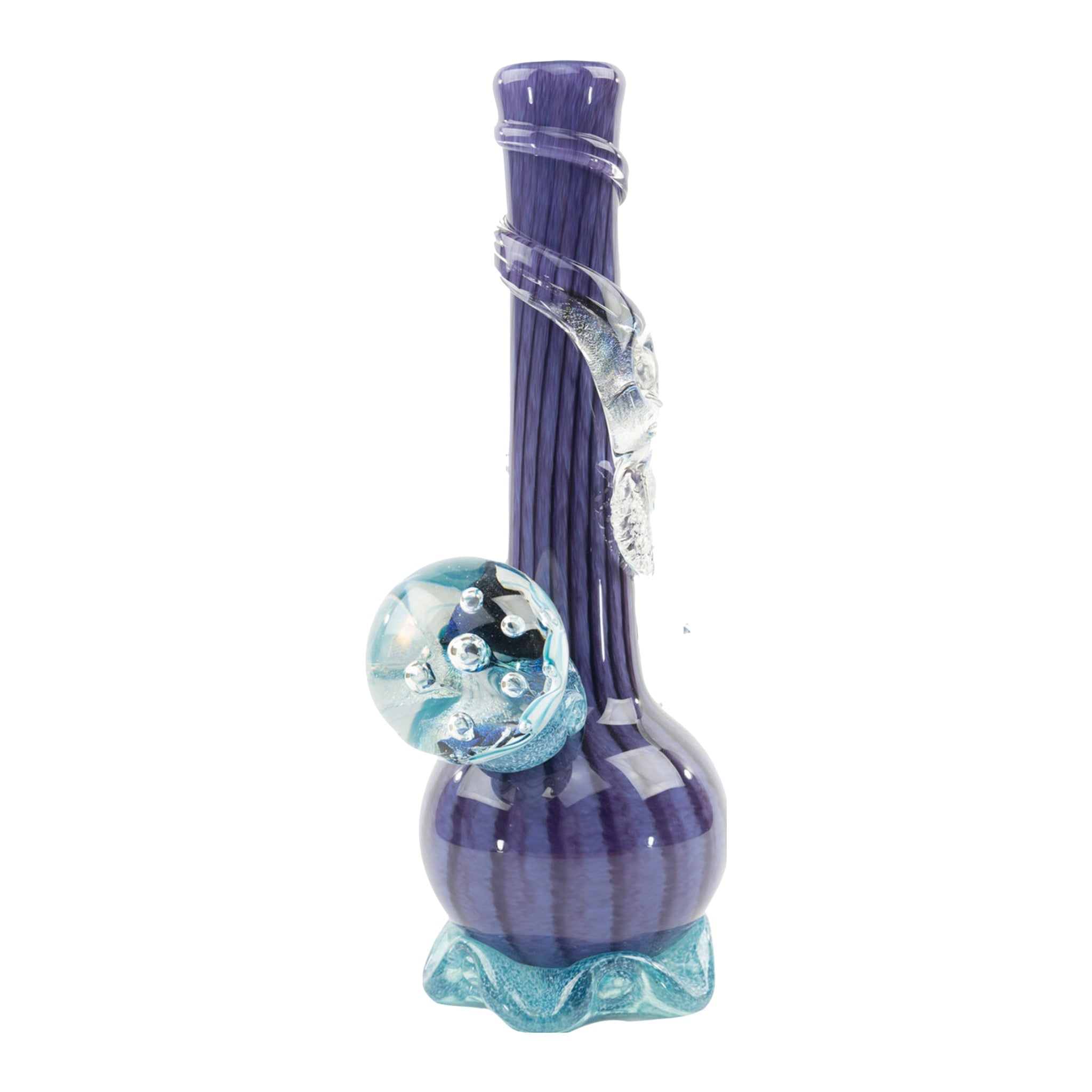 Noble Glass Striped Vase Bong - 21in