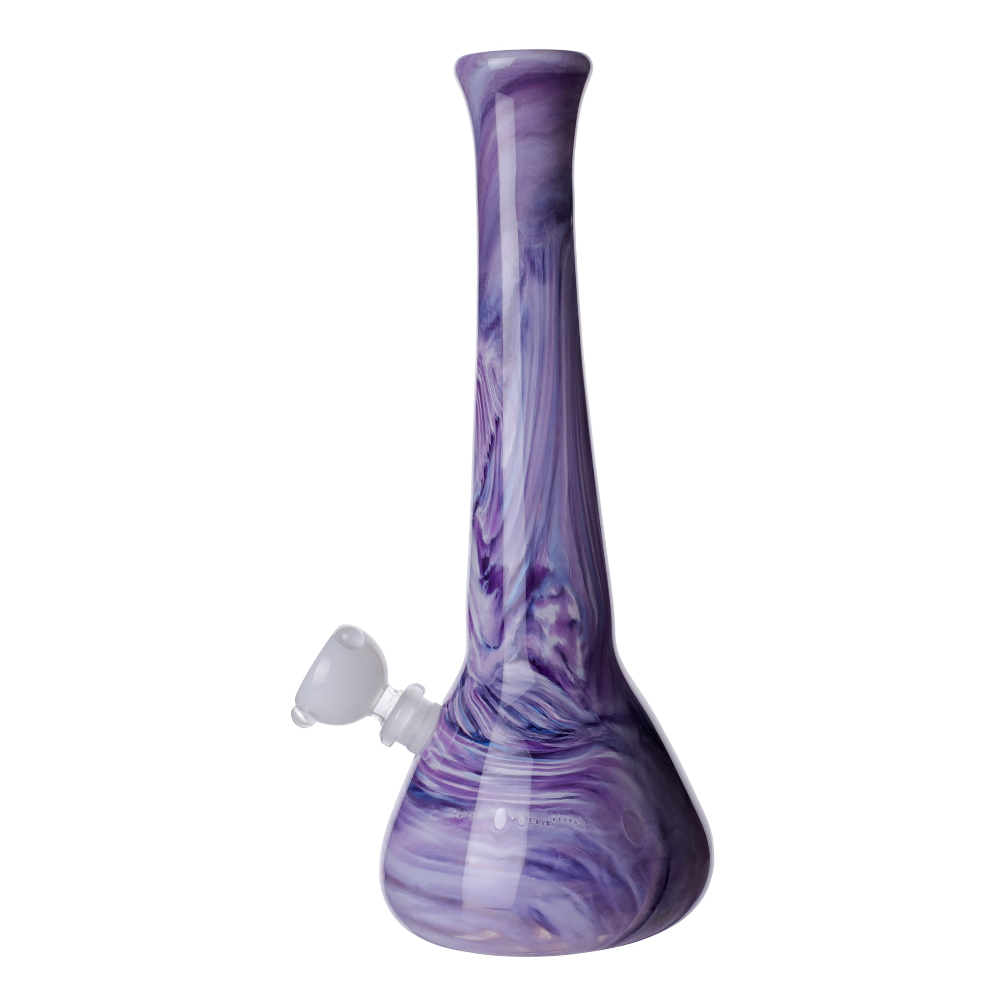 Noble Glass Swirling Beaker Bong - 12in - Image 13