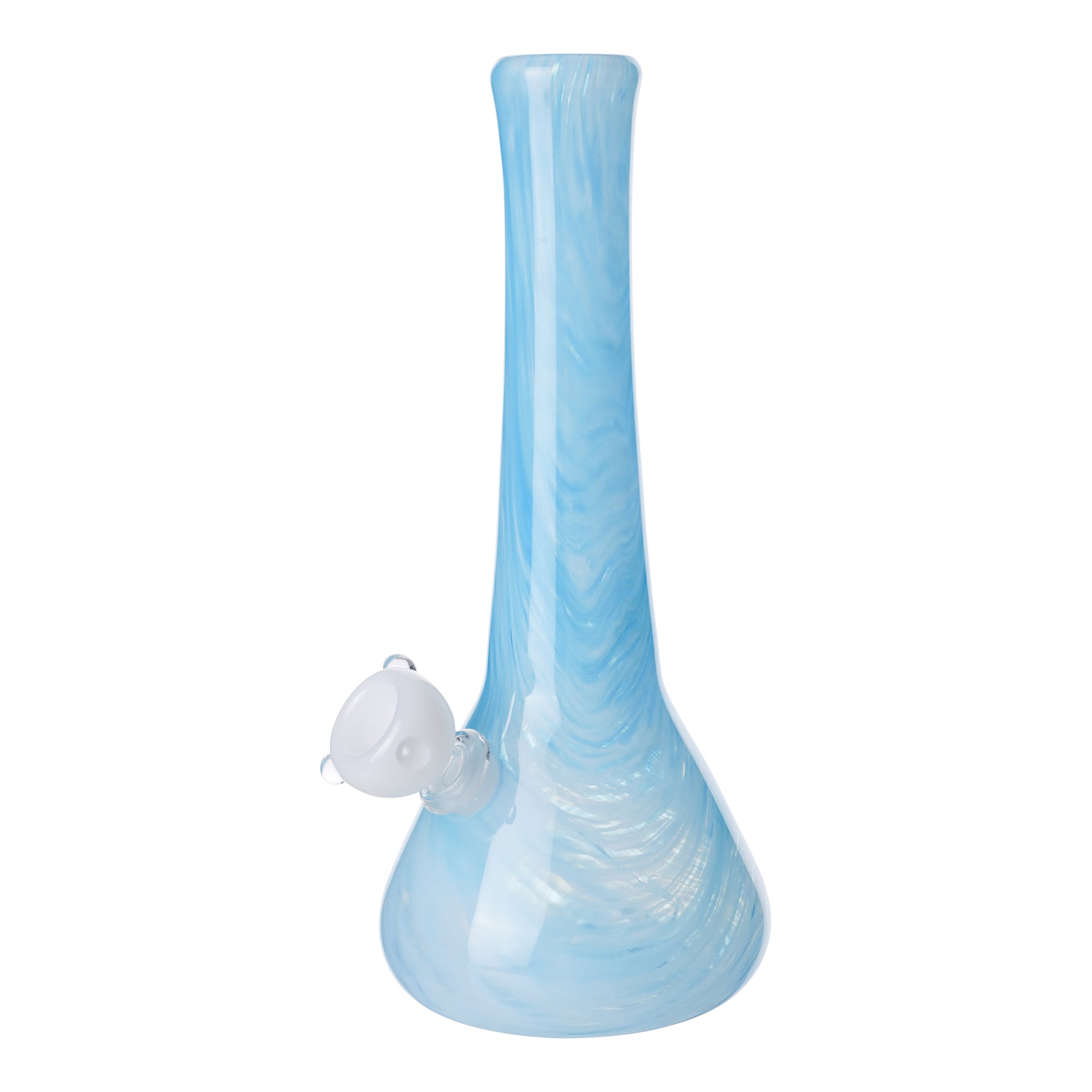 Noble Glass Swirling Beaker Bong - 12in - Image 16