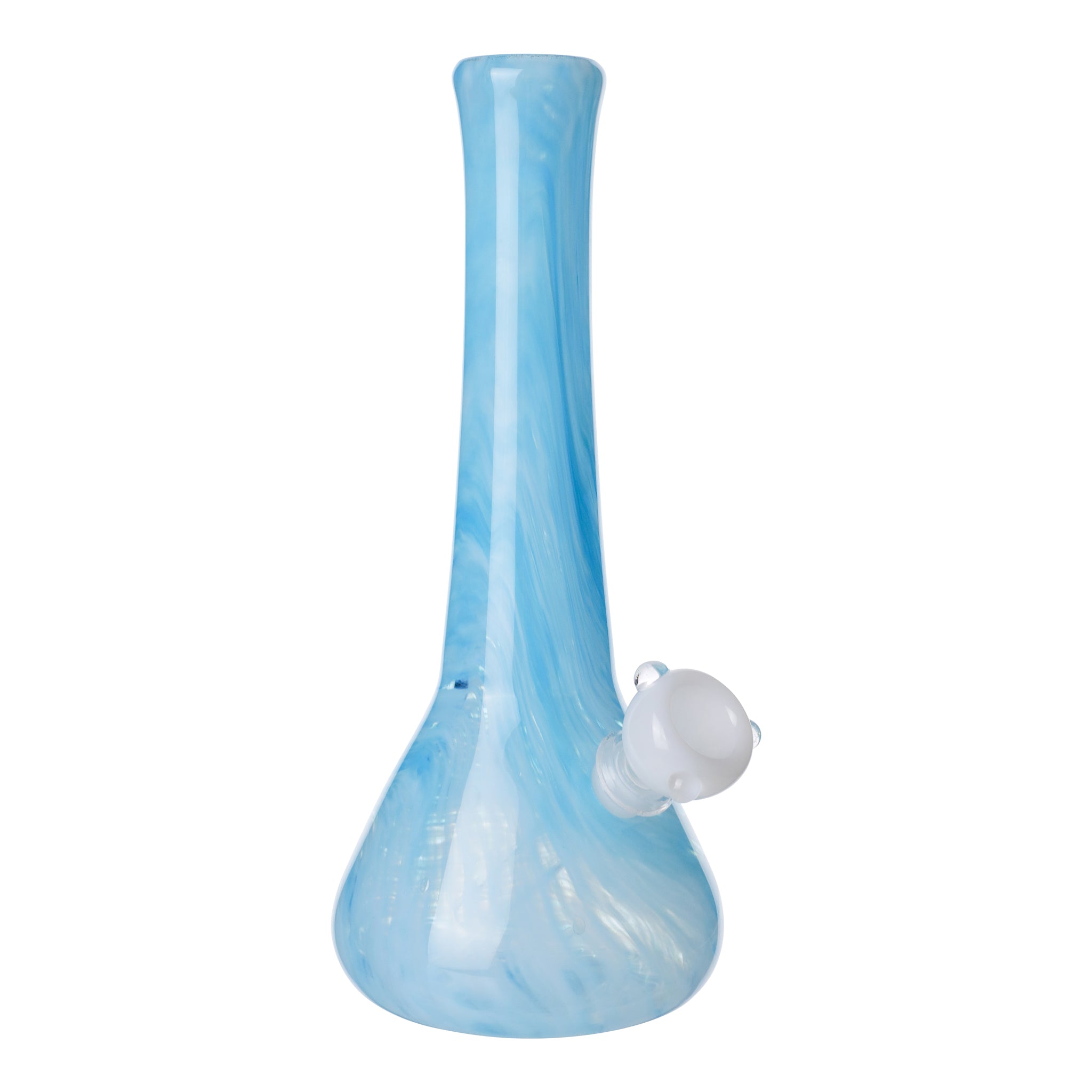 Noble Glass Swirling Beaker Bong - 12in - Image 15