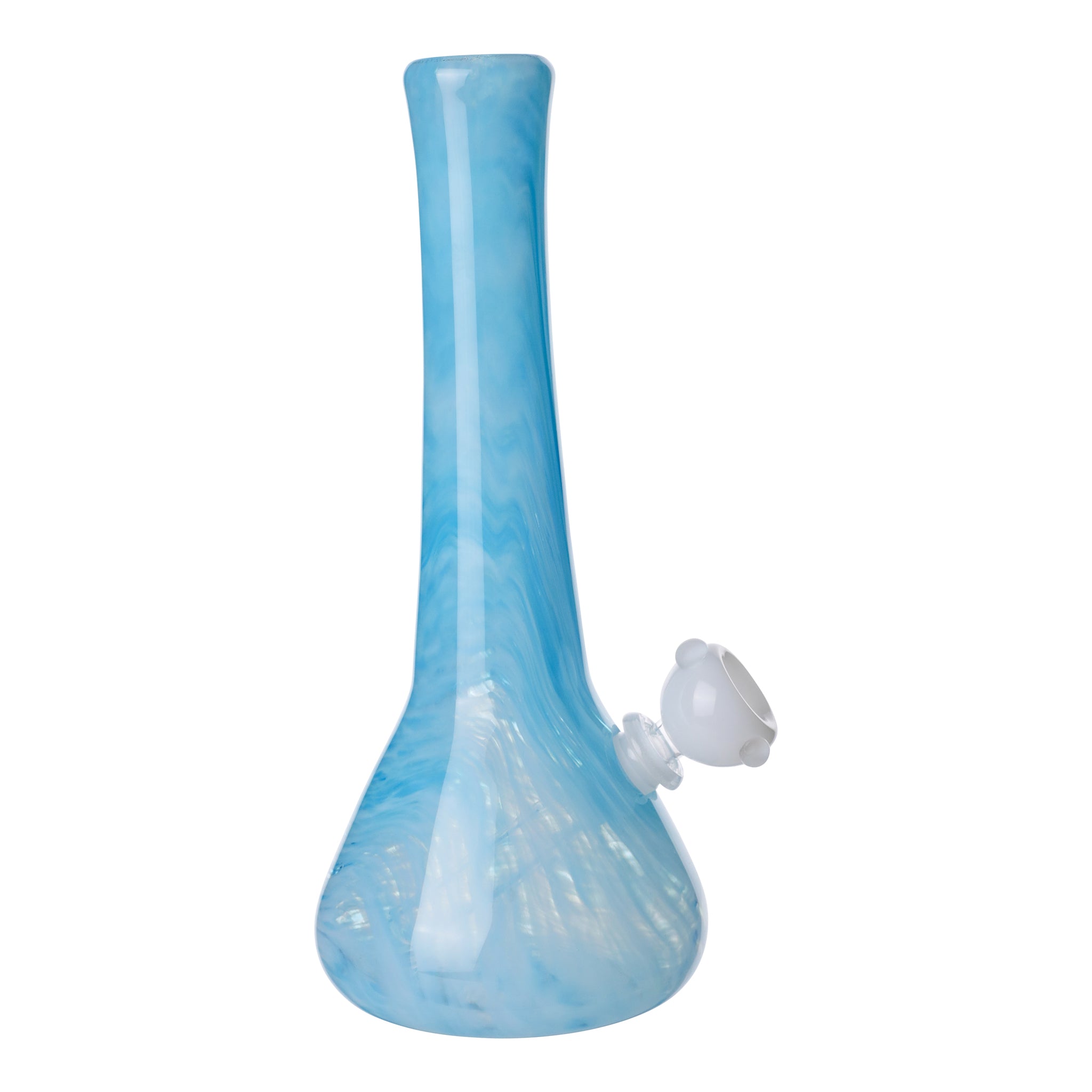 Noble Glass Swirling Beaker Bong - 12in - Image 14