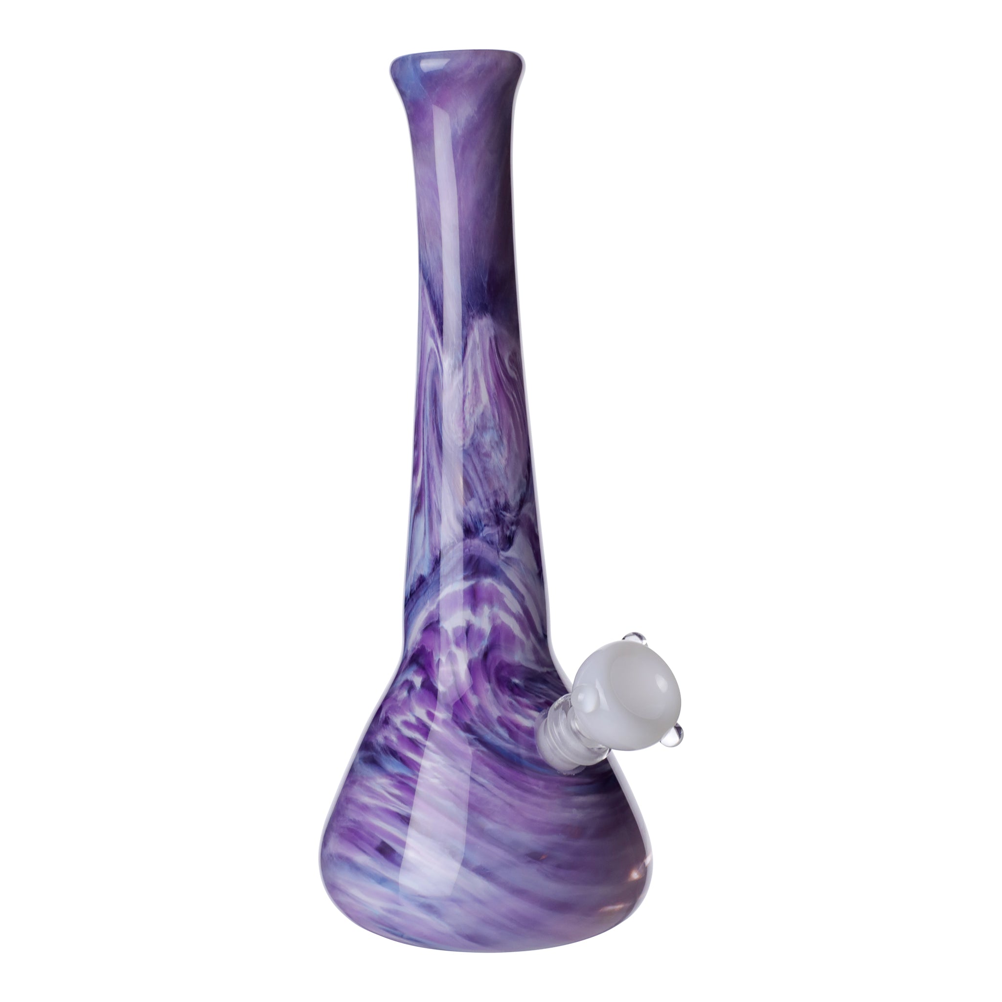 Noble Glass Swirling Beaker Bong - 12in - Image 10