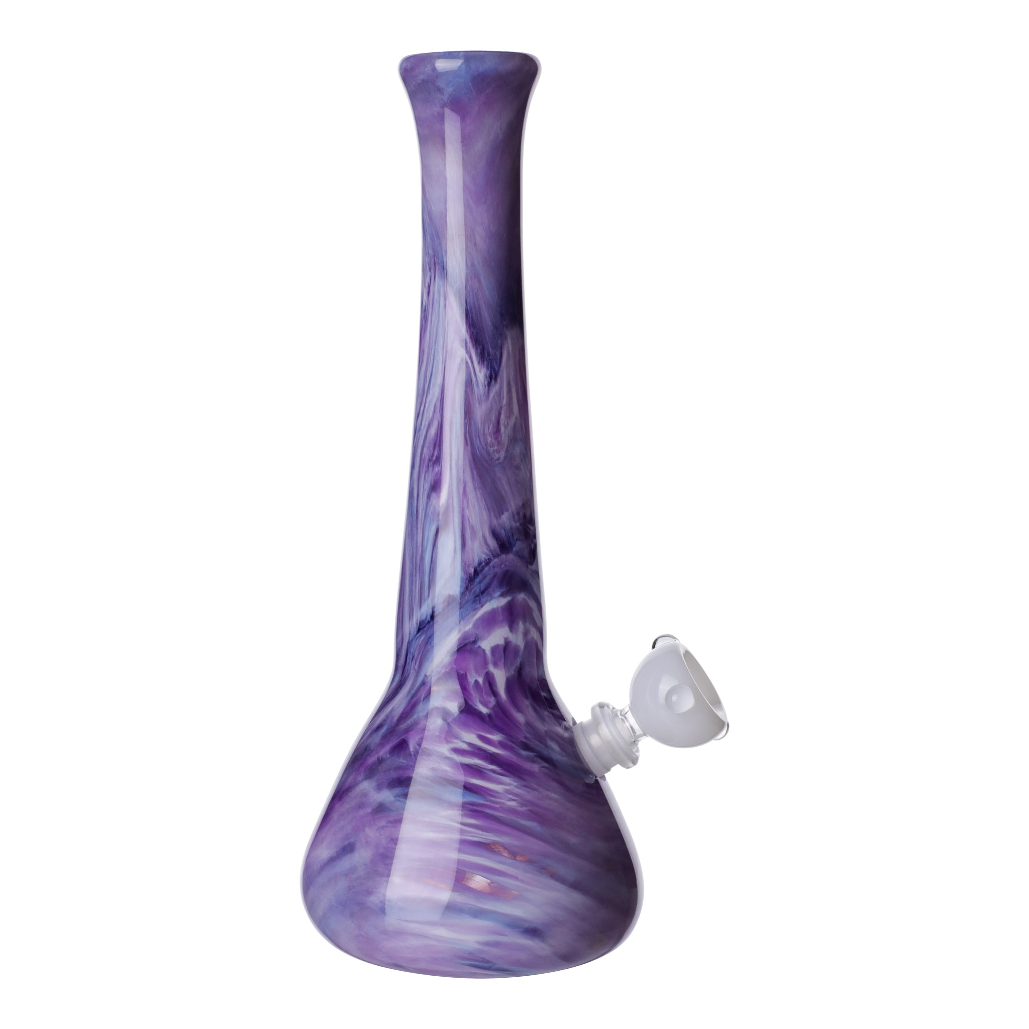 Noble Glass Swirling Beaker Bong - 12in - Image 11