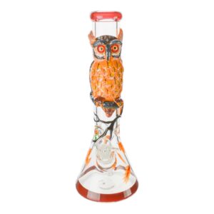Nocturnal Owl Beaker Bong - 14in