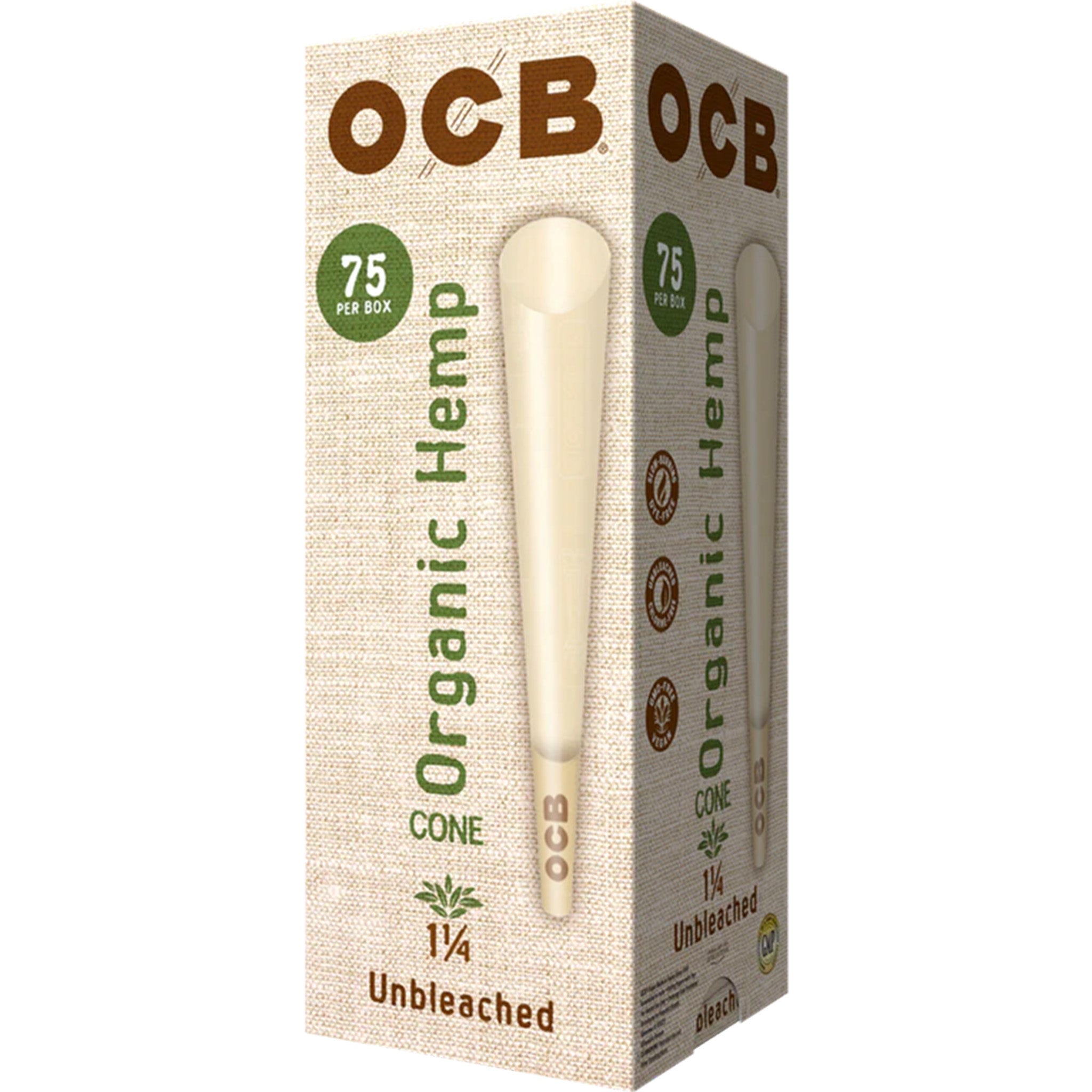 OCB Organic Hemp 1 1/4 Cone Box - Image 3