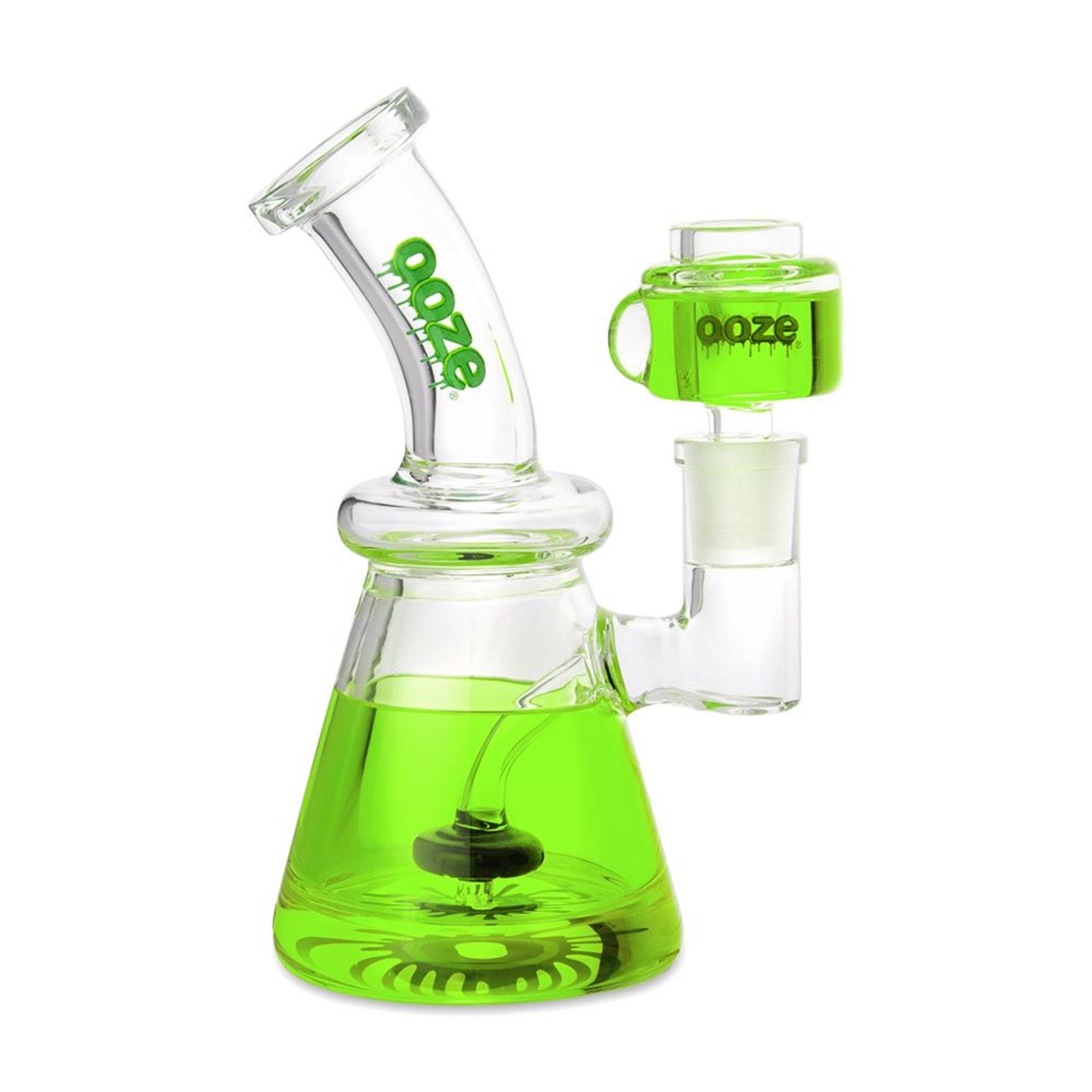 Ooze Glyco Chilled Glass Water Pipe - 7 inches