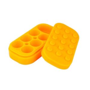 Orange Lego Silicone Wax Container