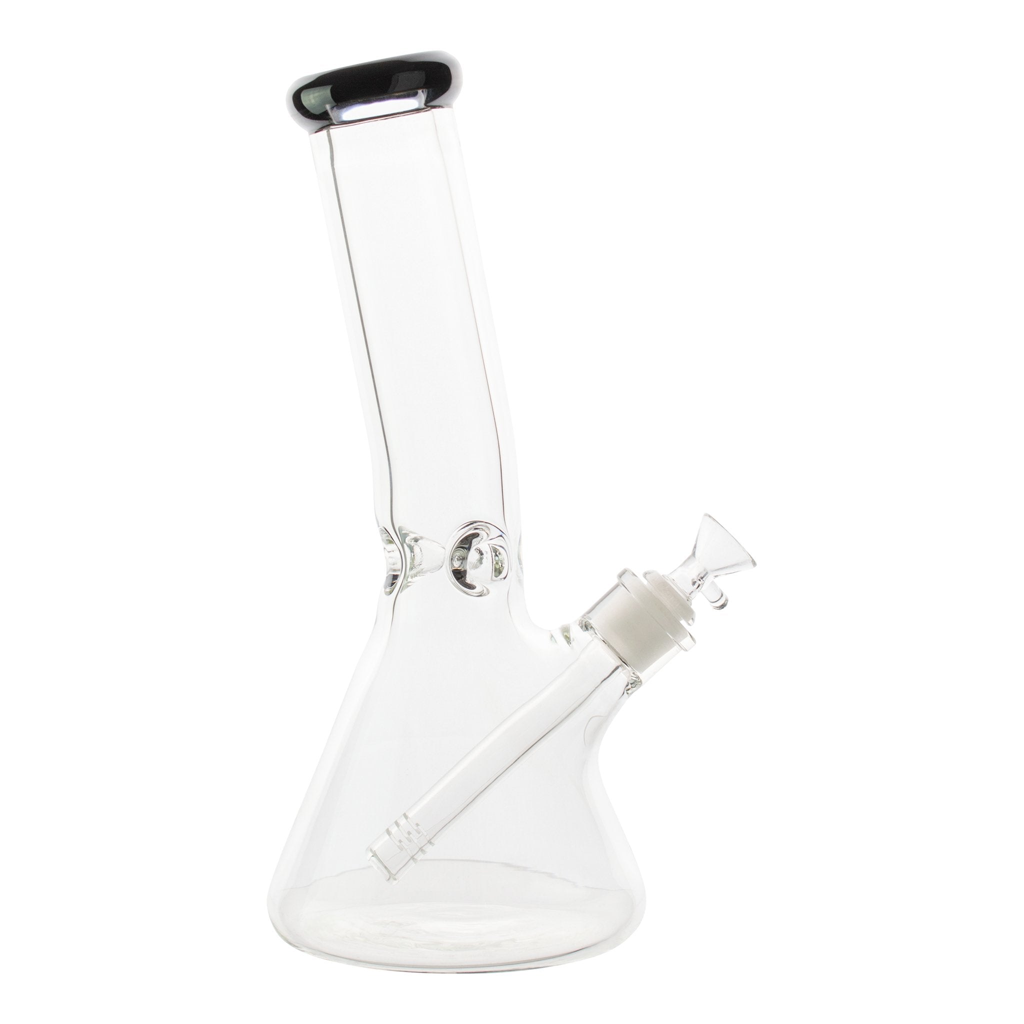 Outfall Curved Tube Beaker Bong - 12in - Image 4