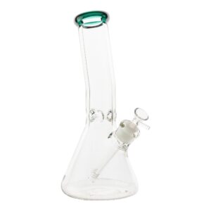 Outfall Curved Tube Beaker Bong - 12in