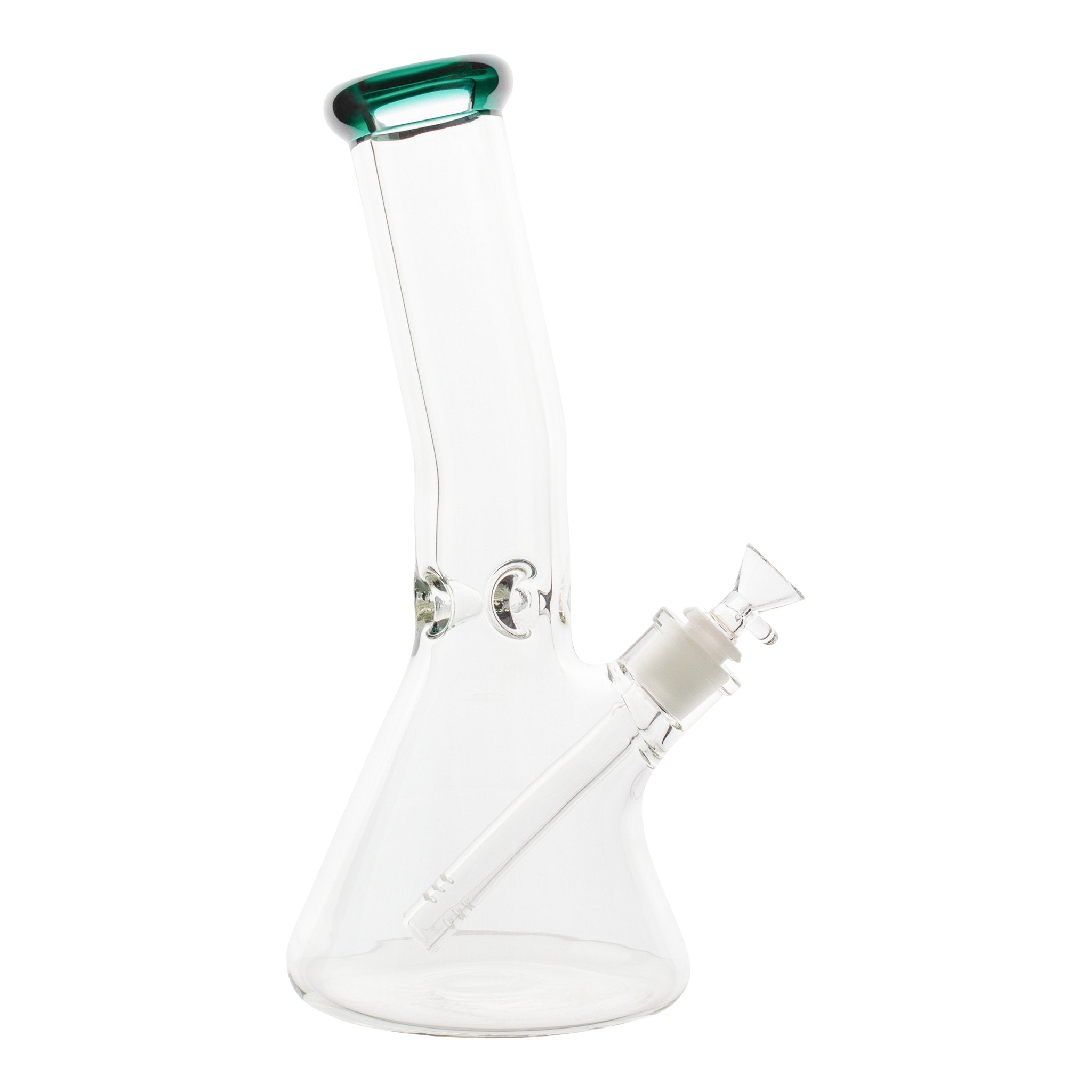 Outfall Curved Tube Beaker Bong - 12in - Image 2