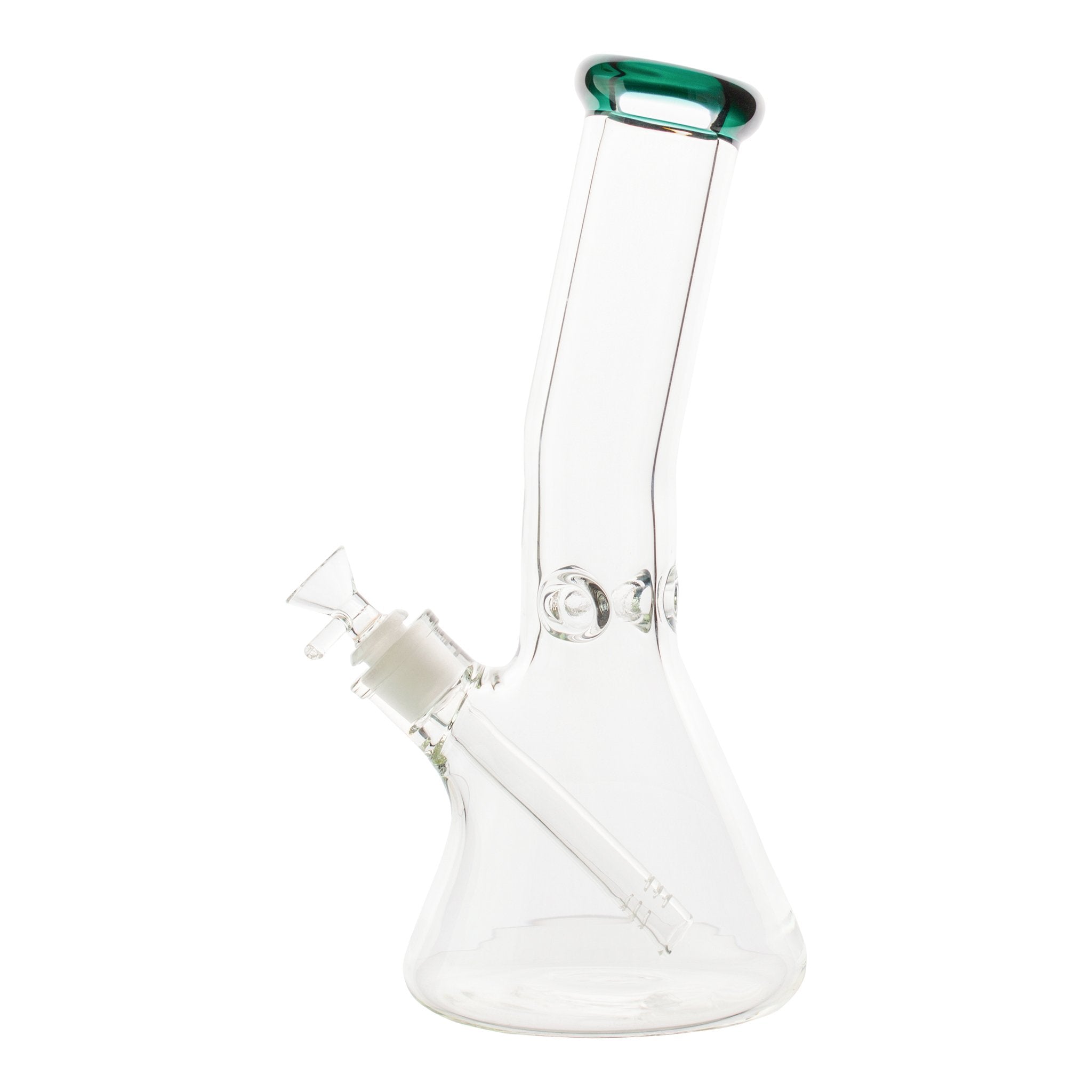Outfall Curved Tube Beaker Bong - 12in - Image 3