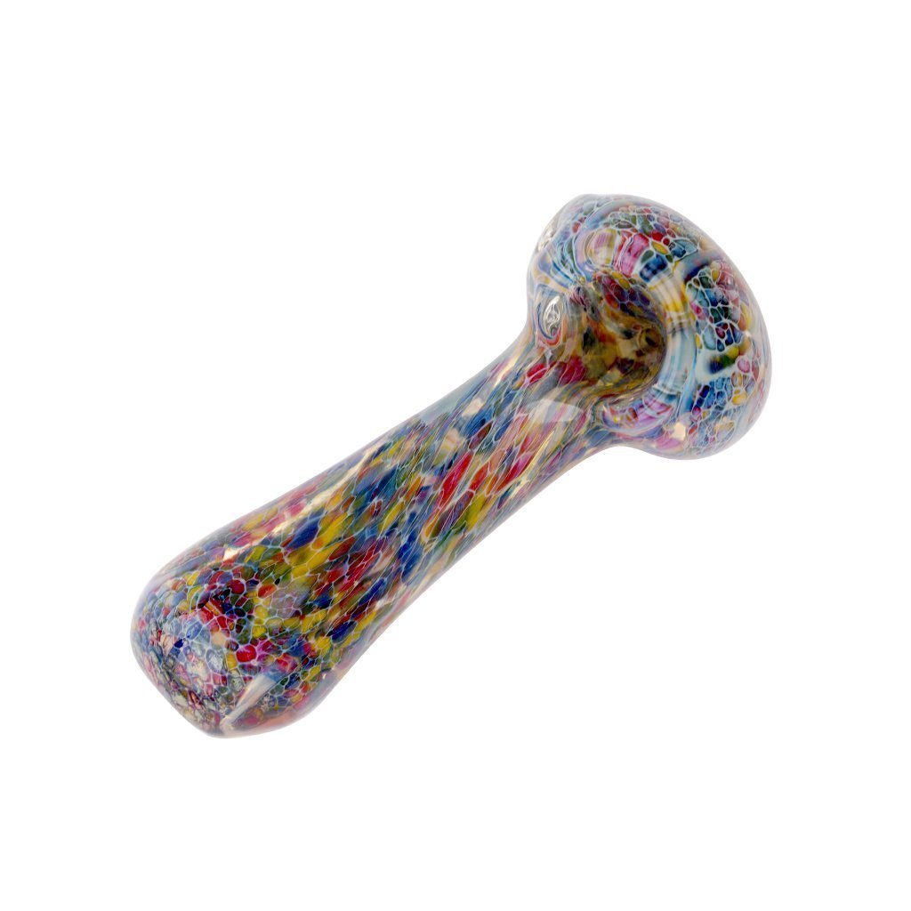 Pastel Granite Glass Pipe - 4in - Image 2