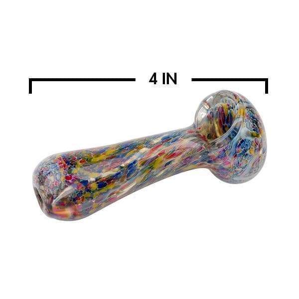 Pastel Granite Glass Pipe - 4in - Image 3