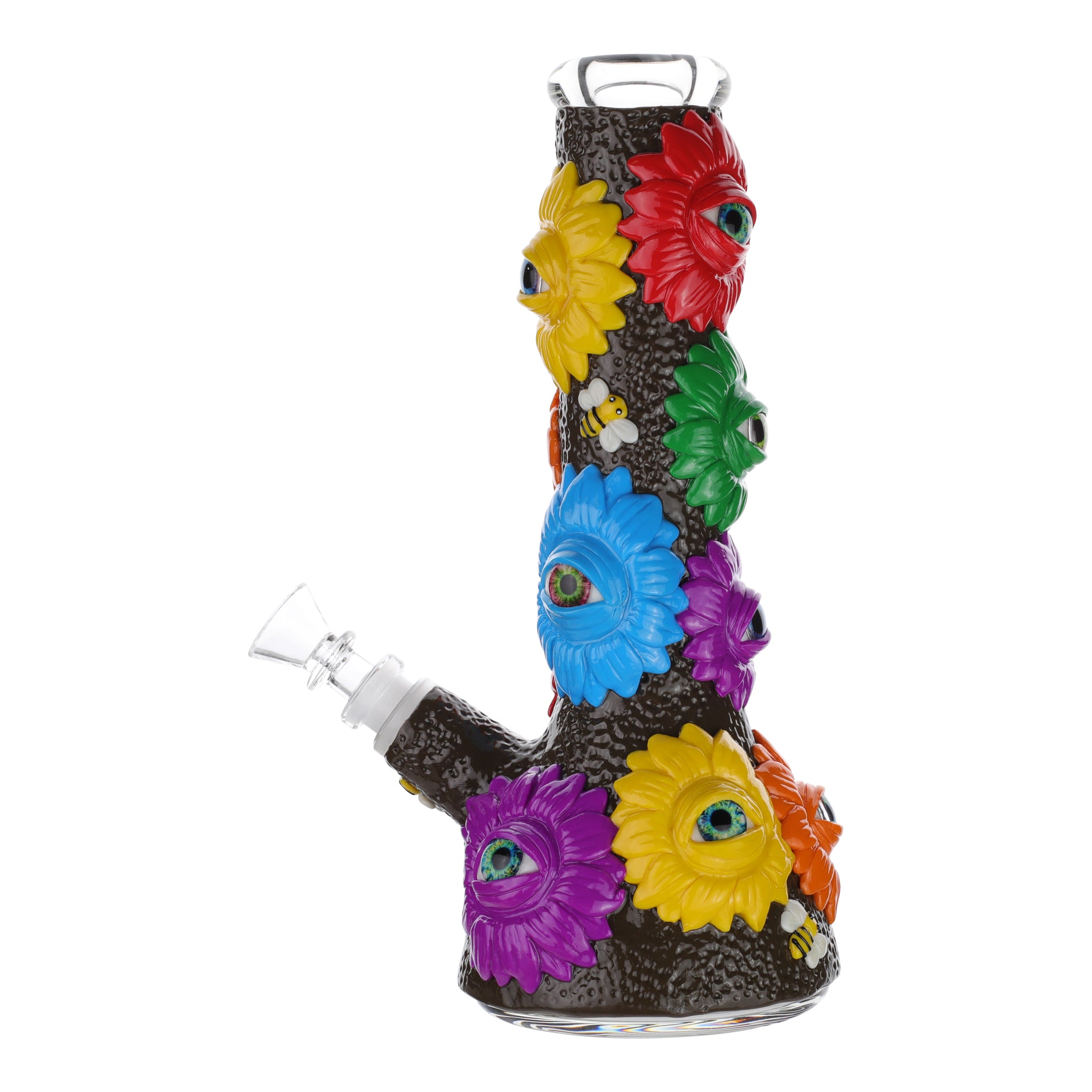 Pheasants Eye Beaker Bong - 10in - Image 3