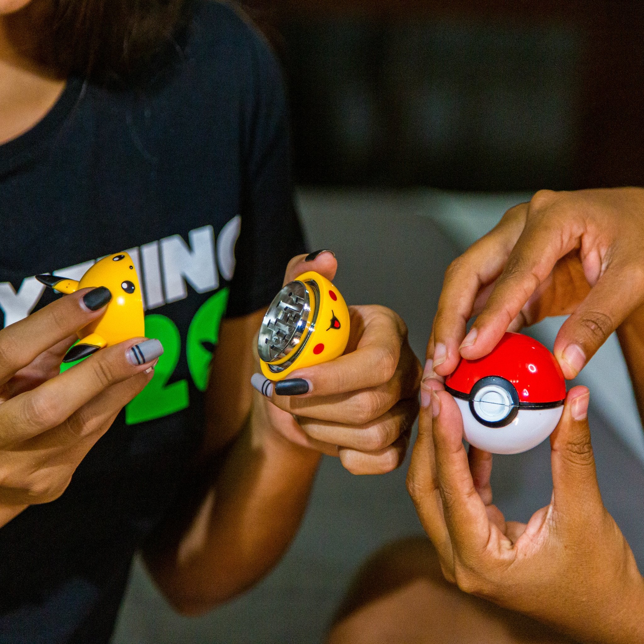 Pikachu Metal Herb Grinder - 50mm - Image 3