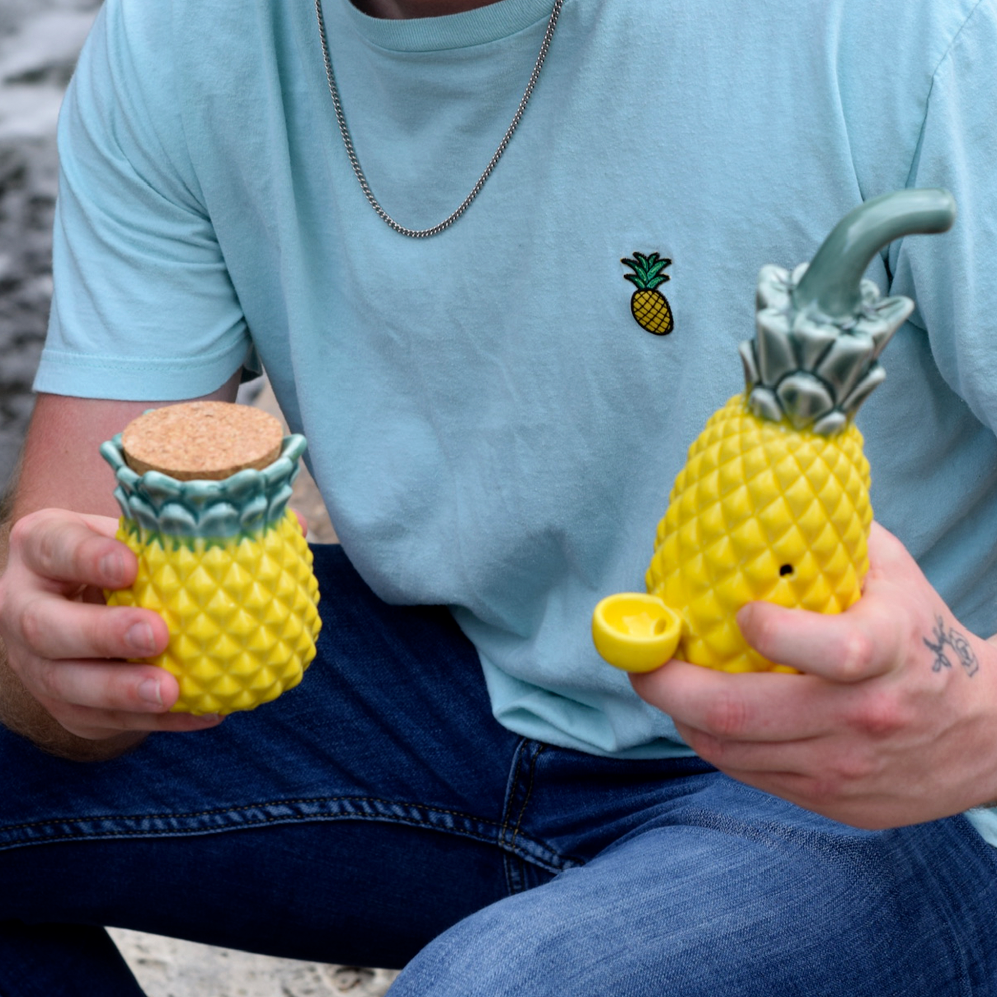 Pineapple Fruit Stash Jar - 4in - Image 3