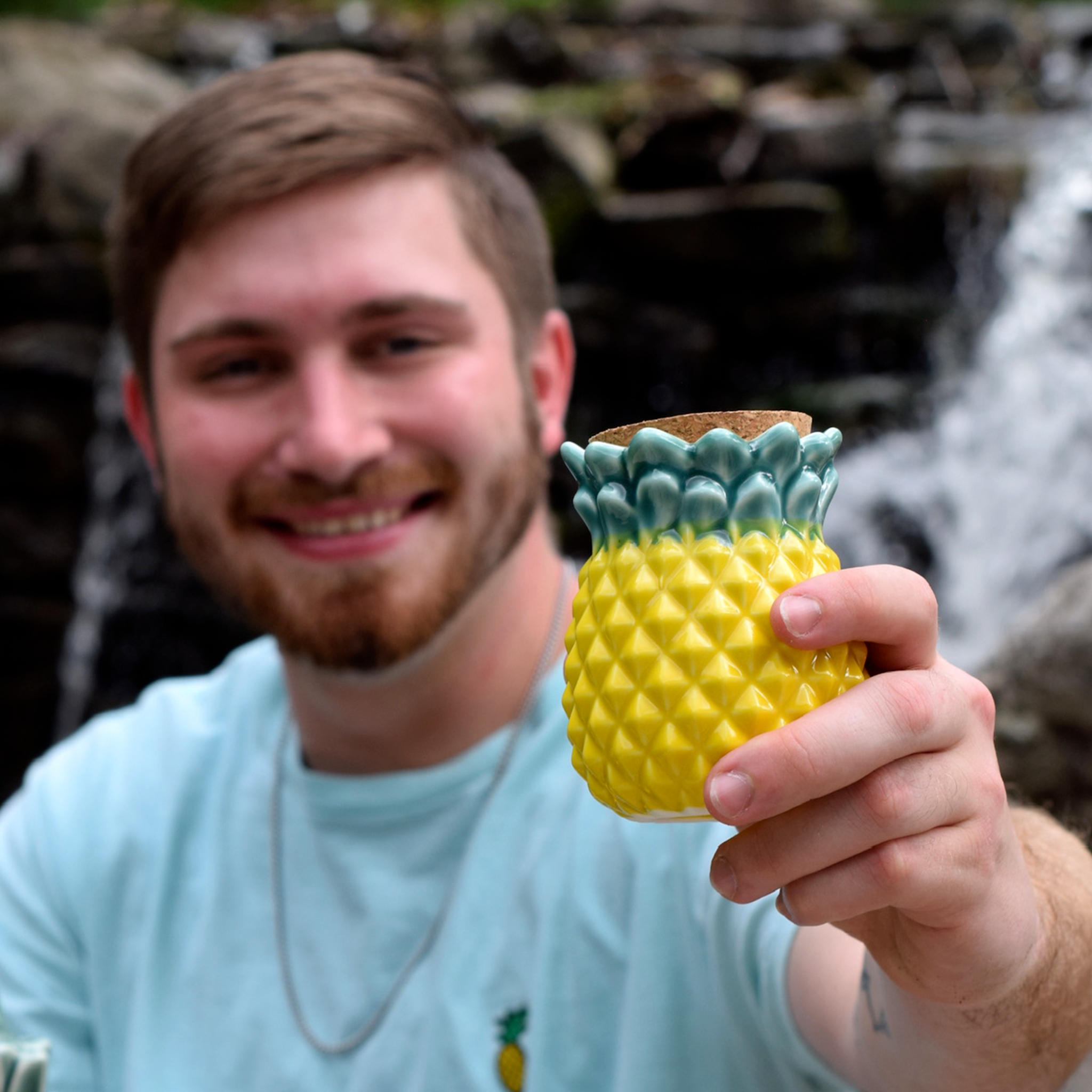 Pineapple Fruit Stash Jar - 4in - Image 2