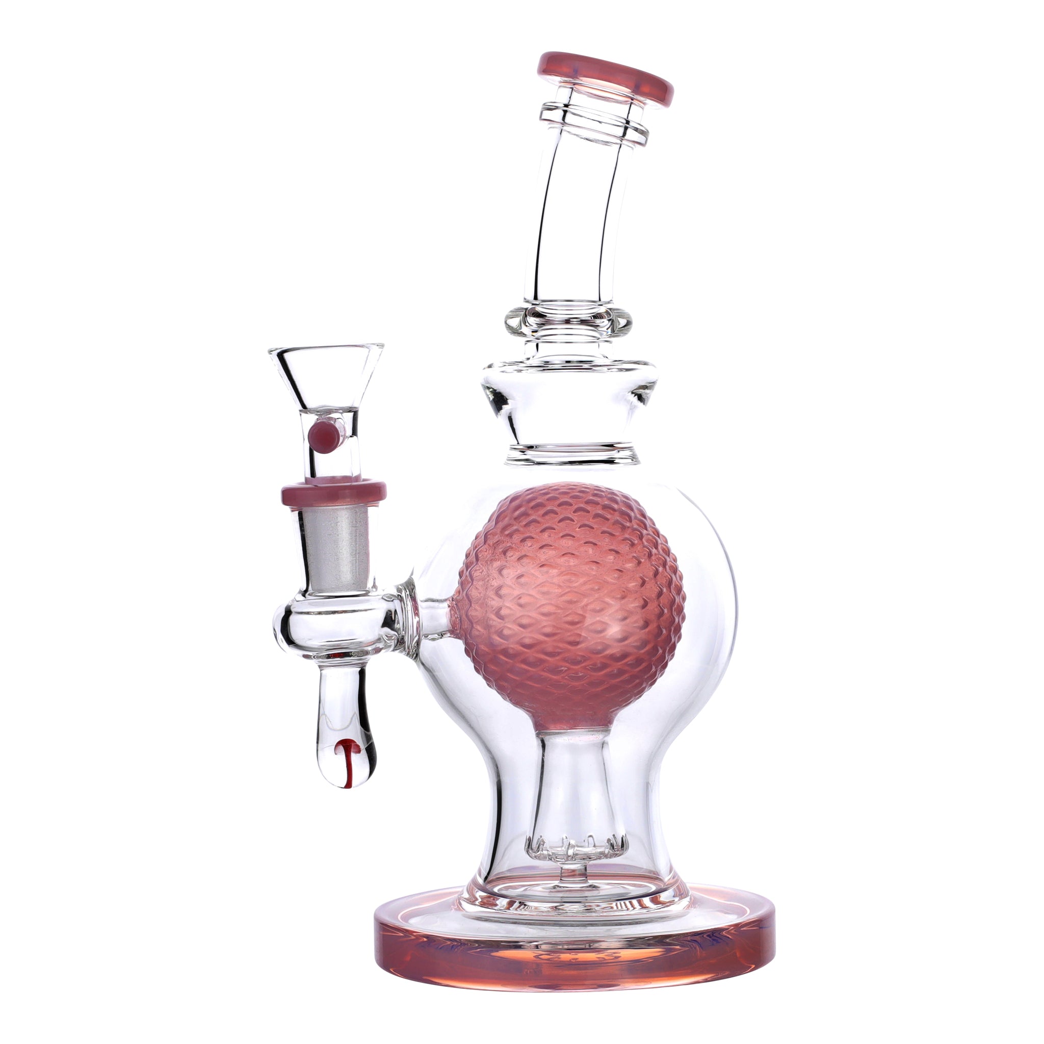 Pink Atmos-Sphere Bong - 8in - Image 2