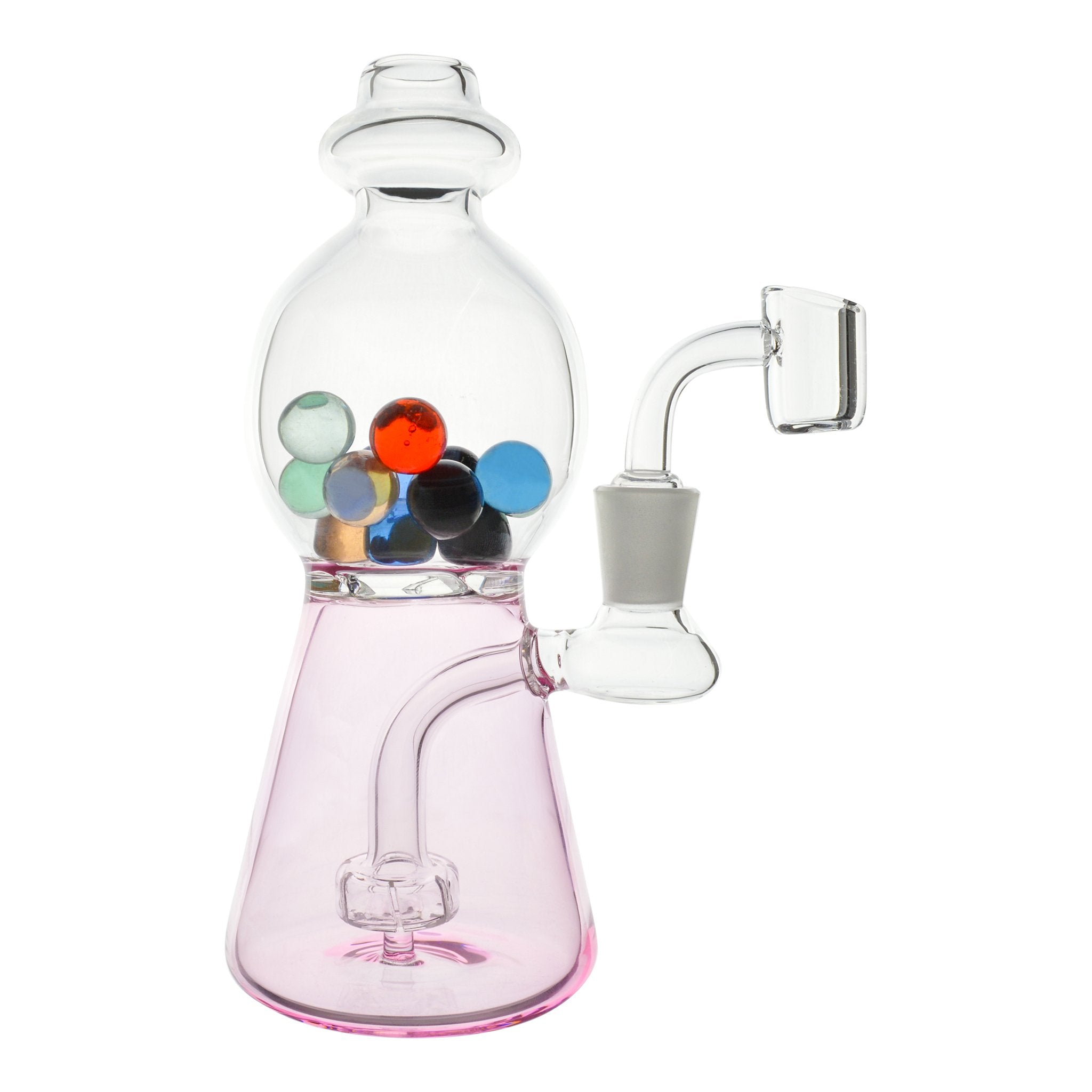 Pink Bubblegum Dab Rig - 8in - Image 5