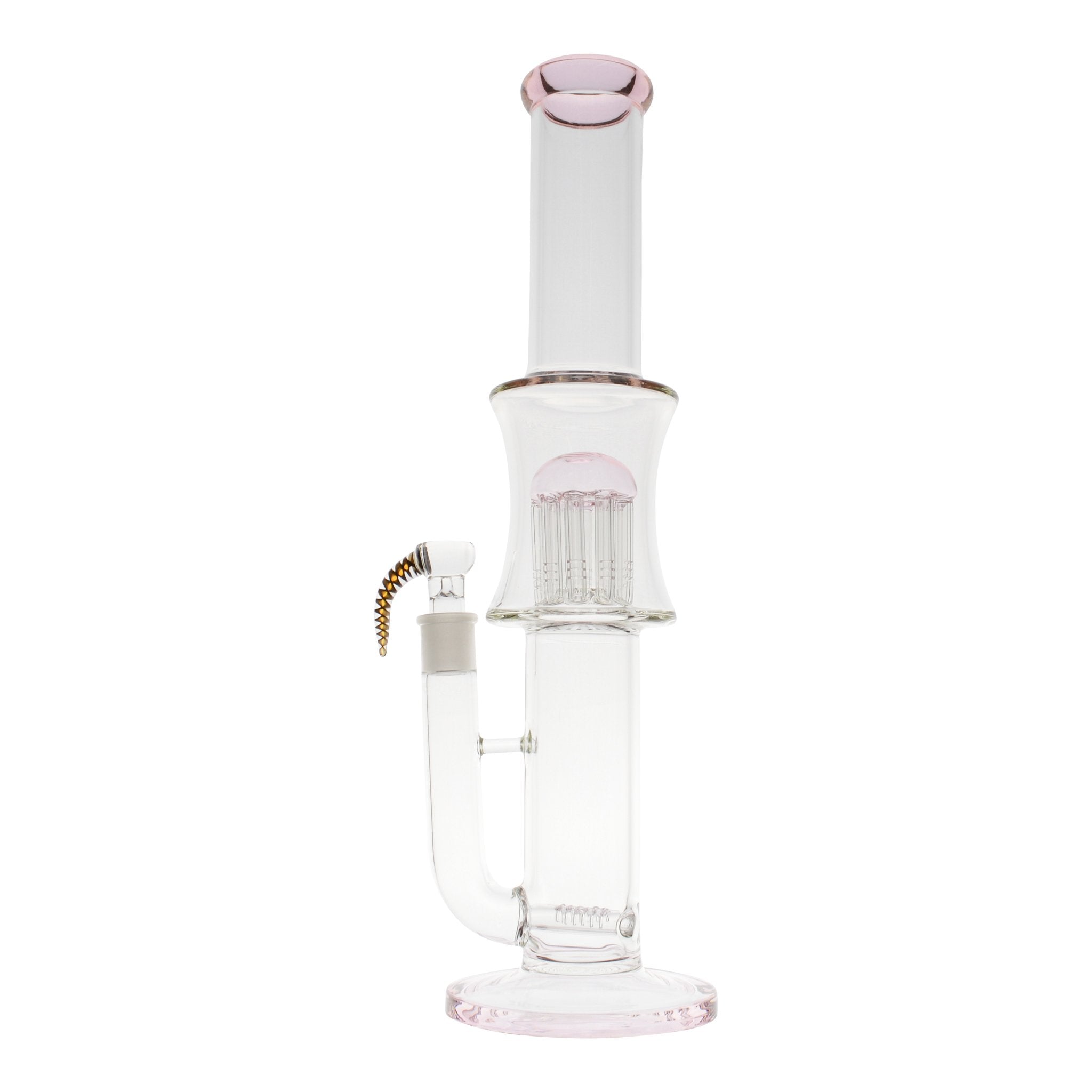 Pink Center Gravity Tree Perc Bong - 16in - Image 3