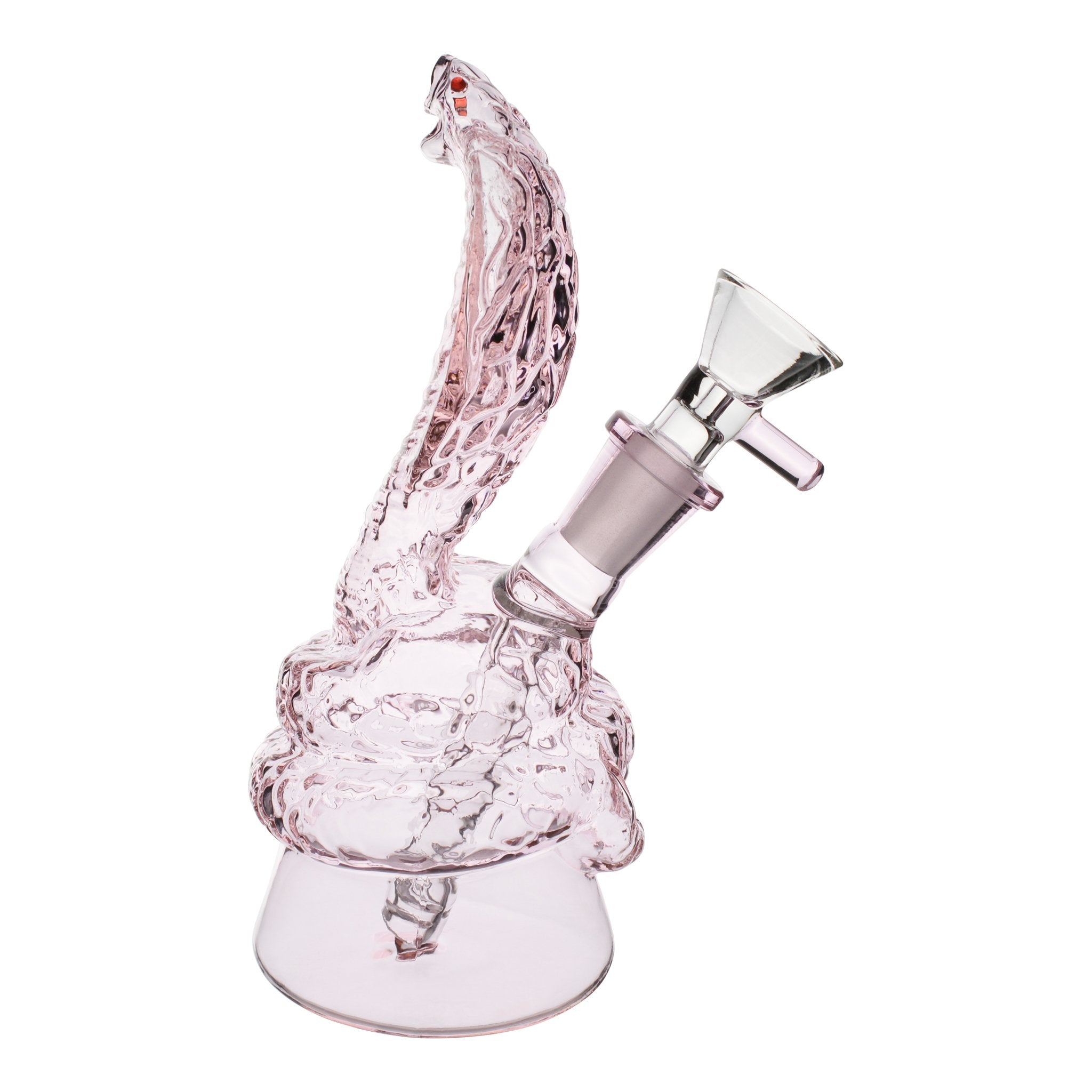 Pink Cobra Snake Bong - 6.5in - Image 2