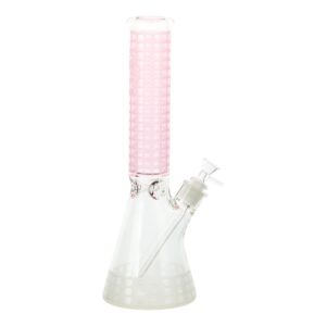 Pink Cosine cluster Bong - 14in