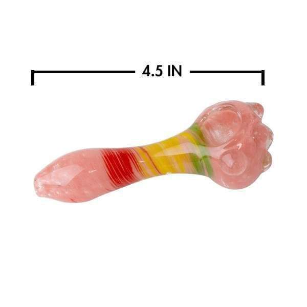 Pink Getta Grip Rasta Pipe - 4in - Image 3