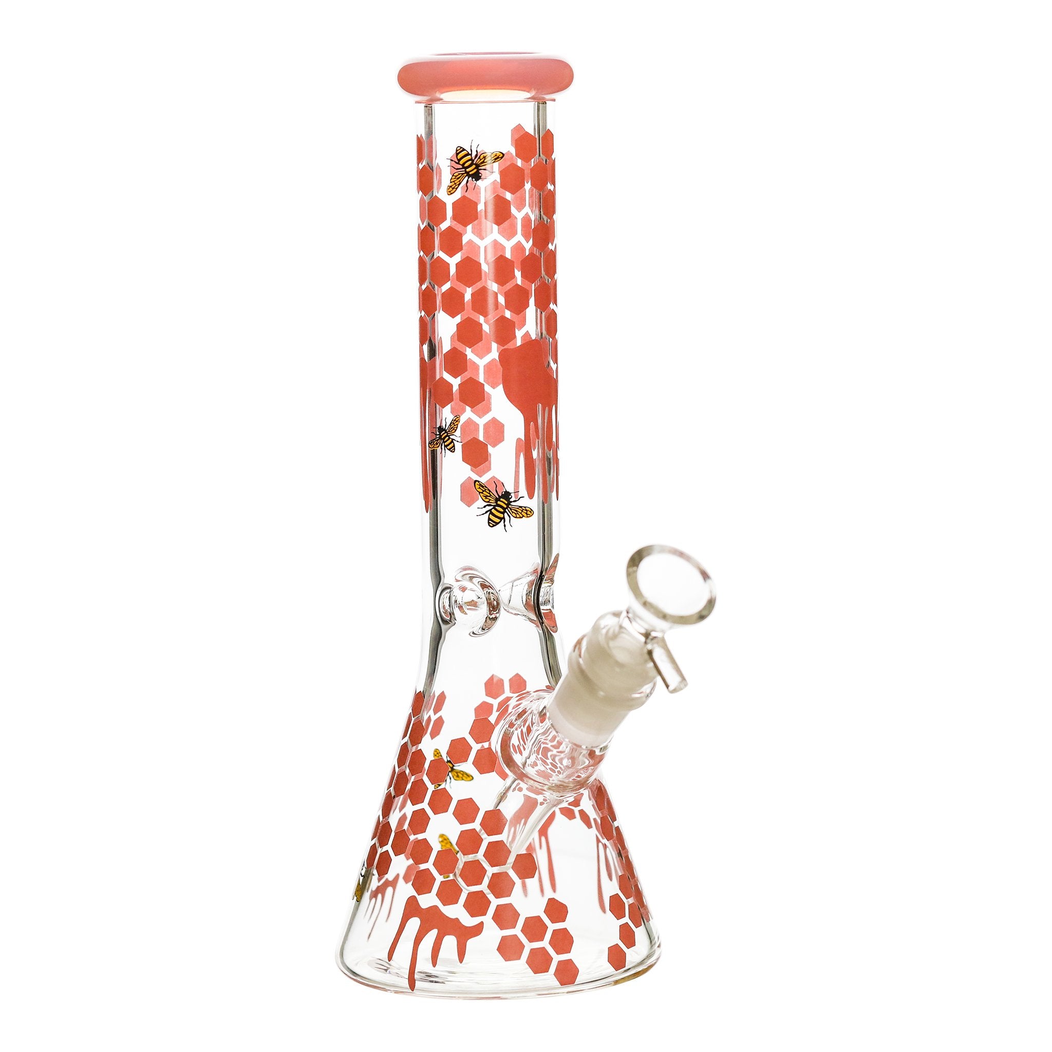Pink Gooey Beaker Bong - 10in - Image 2