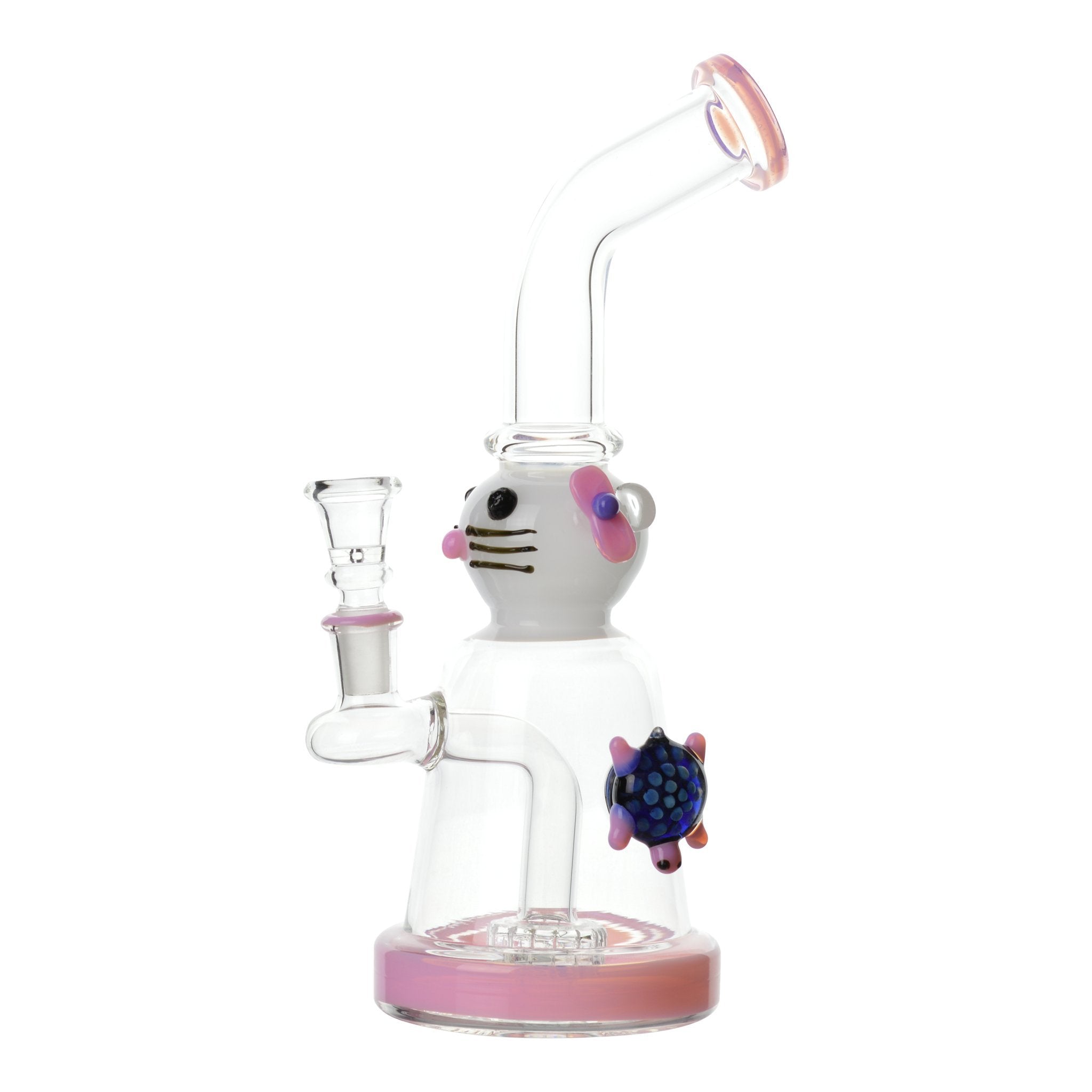 Pink Hello Bong - 10in - Image 4