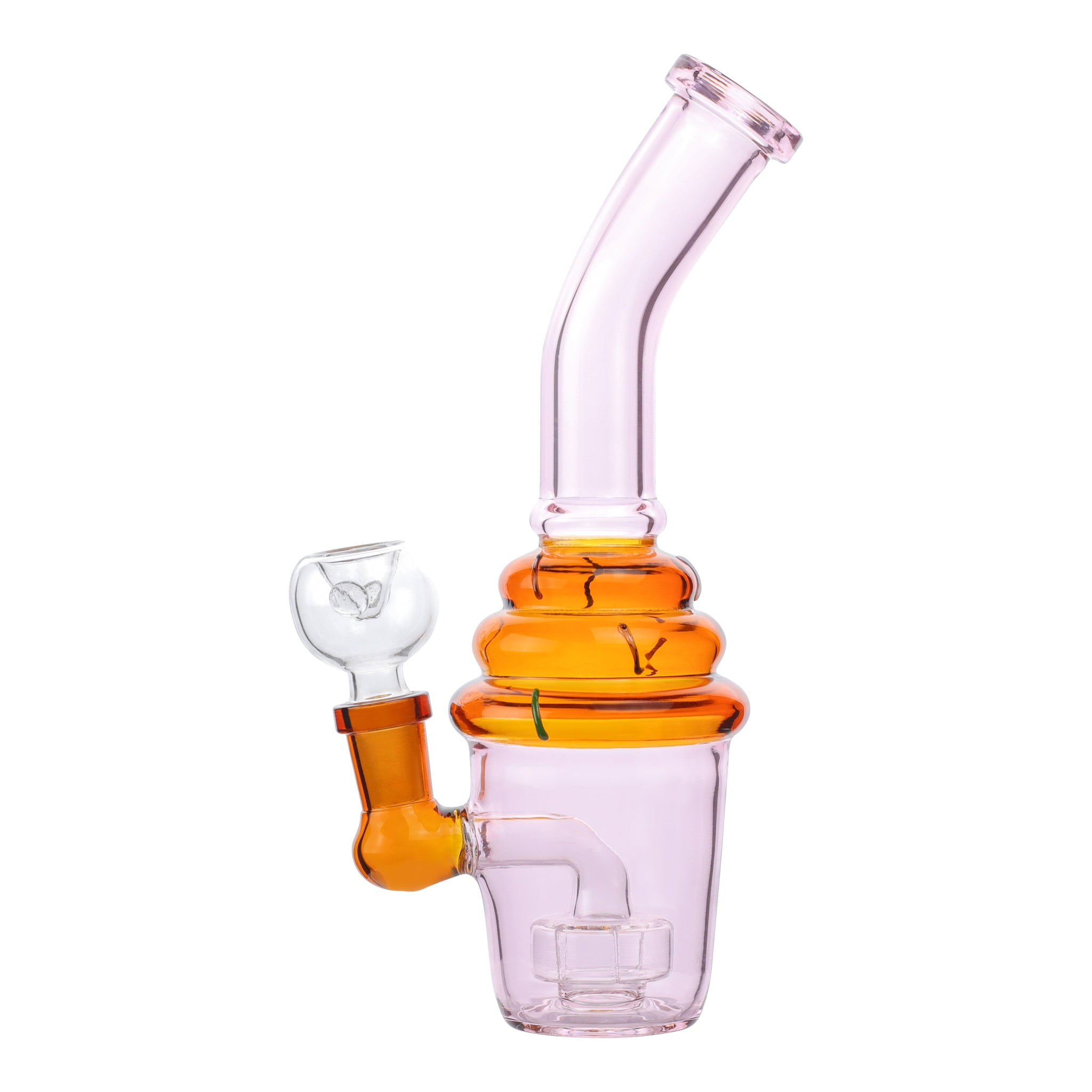 Pink Iced Cupcake Bong - 6in - Image 3