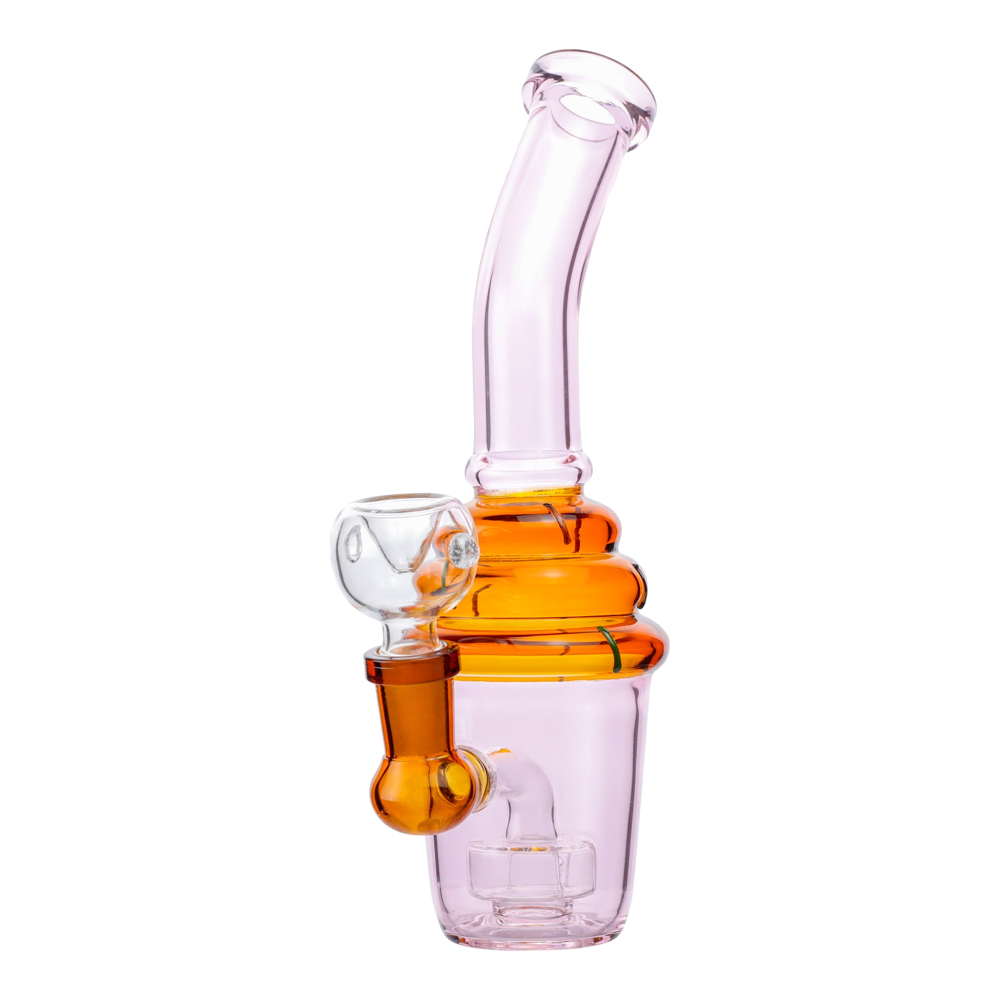 Pink Iced Cupcake Bong - 6in - Image 2