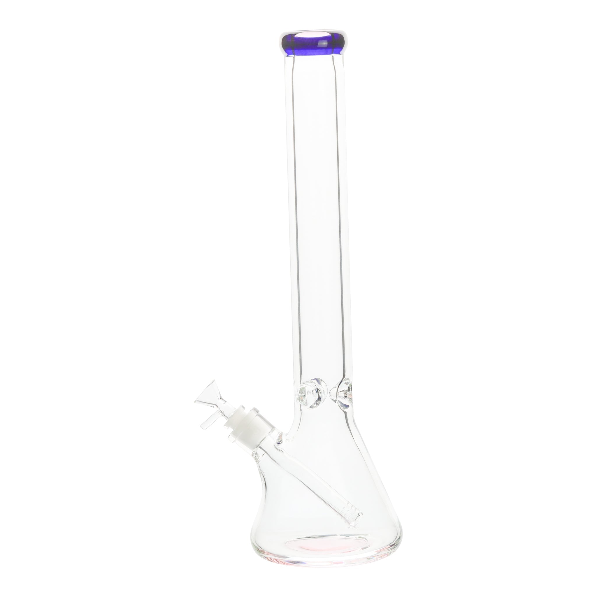 Pink Ink Spotted Beaker Bong - 18in - Image 3