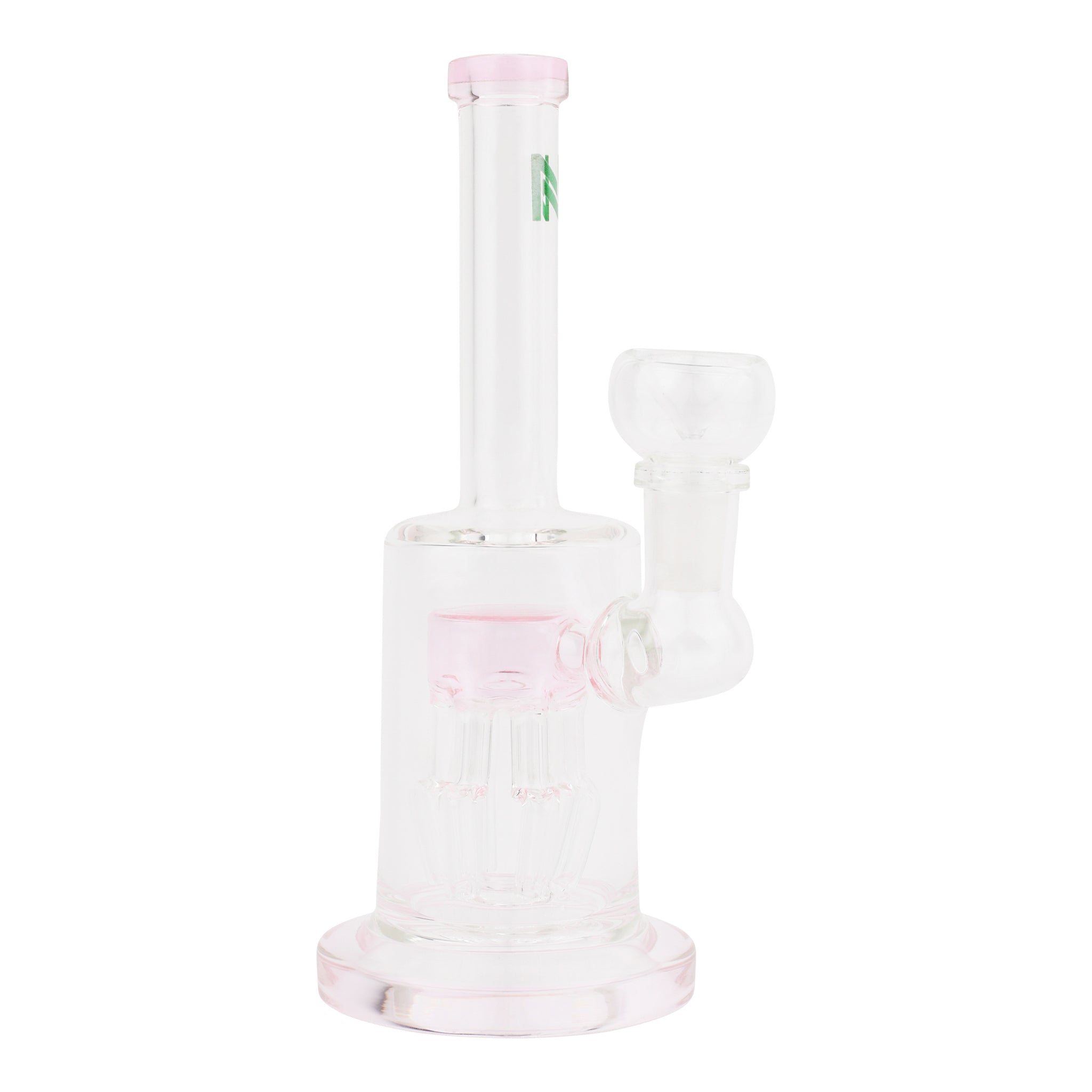 Pink Jelly Fish Chamber Bong - 7in - Image 2