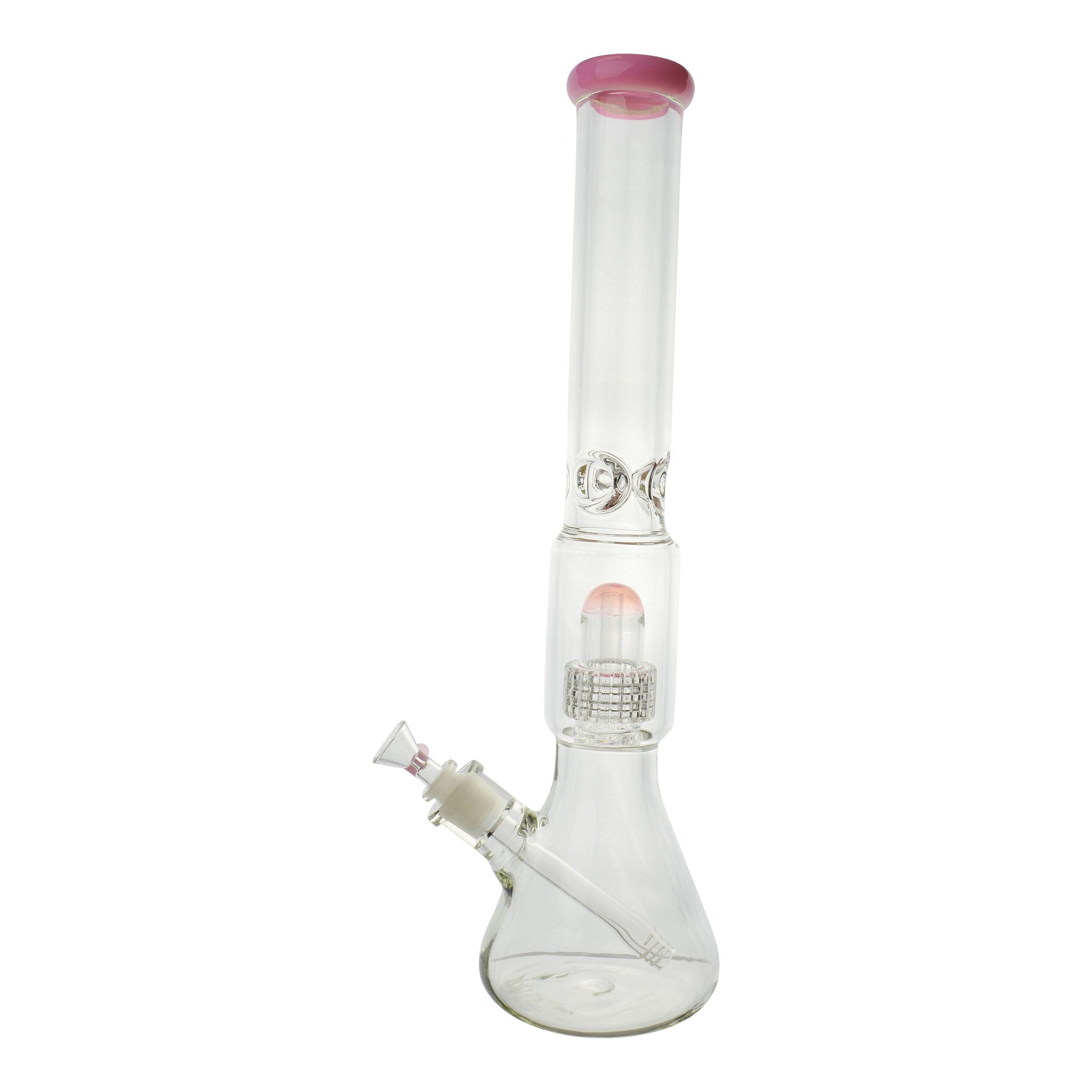 Pink Matrix Tree Perc Bong - 18in - Image 3